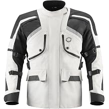 ILM Motorcycle Jacket Adventure Mens Riding Armored Airflow Dirt Bike Touring Waterproof Clothing All Season Model RL01