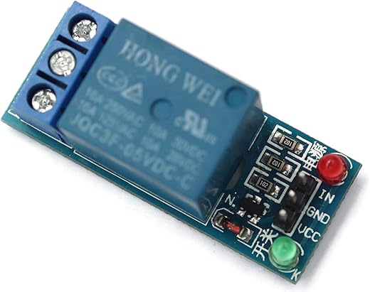 Electronic Spices Single Channel 5v Relay Module with Isolation High Low Level Trigger (1 pcs)