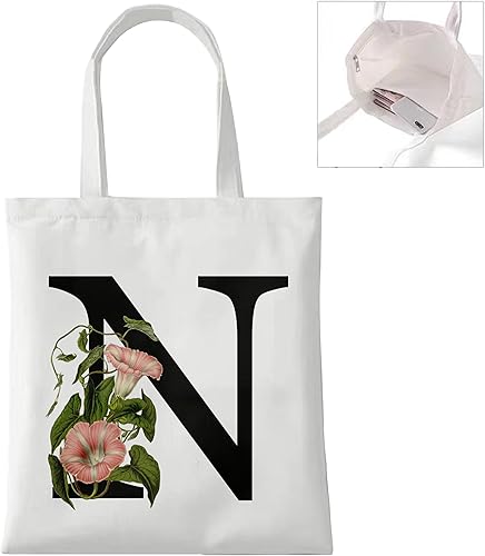 Bolso personalizado con cremallera de lona para profesor, mamá y dama de honor, bolso de hombro con cremallera