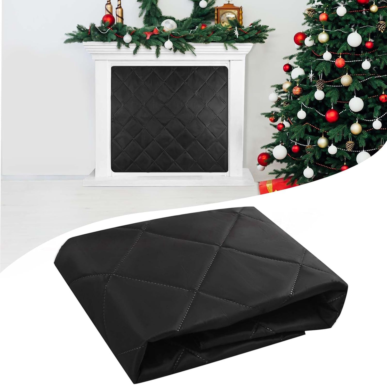 Jeyeou Magnetic Fireplace Draft Stopper Review: Block Cold Drafts for Cozy Patio Home Comfort