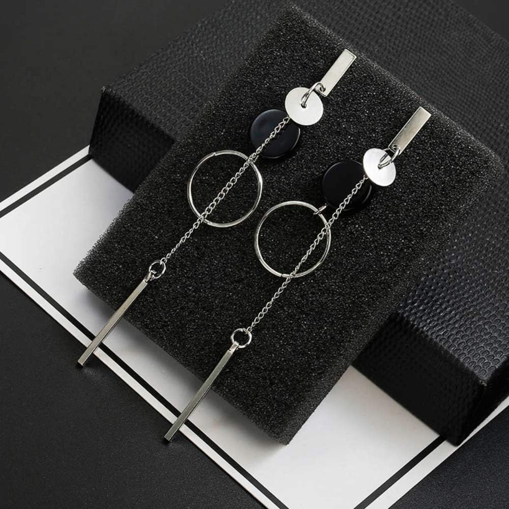 URBBR Drop Earrings For Women Fashion Jewelry 2018 Long Metal Dangle Earrings Gold/Silver Color Earrings Bijoux Christmas Gifts