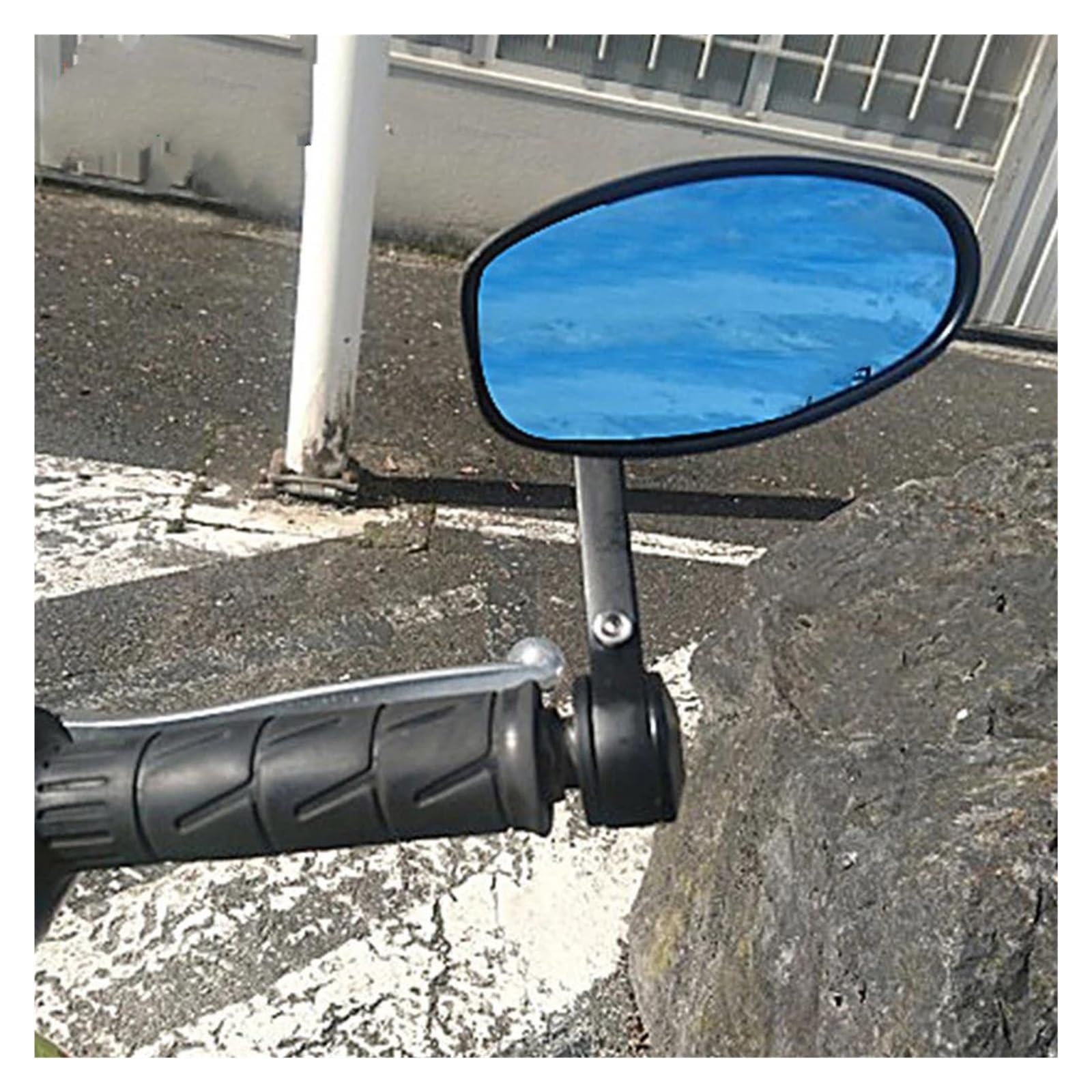 Espejos Retrovisores Moto para Mt07 Mt09 Fz07 Fz09 para MT para FZ 07 09 Mt10 para Xsr 700 7/8 "Motorcycl CNC Espejo Retrovisor De Aluminio Espejos Laterales Extremo Barra Manija Espejo Moto Lateral
