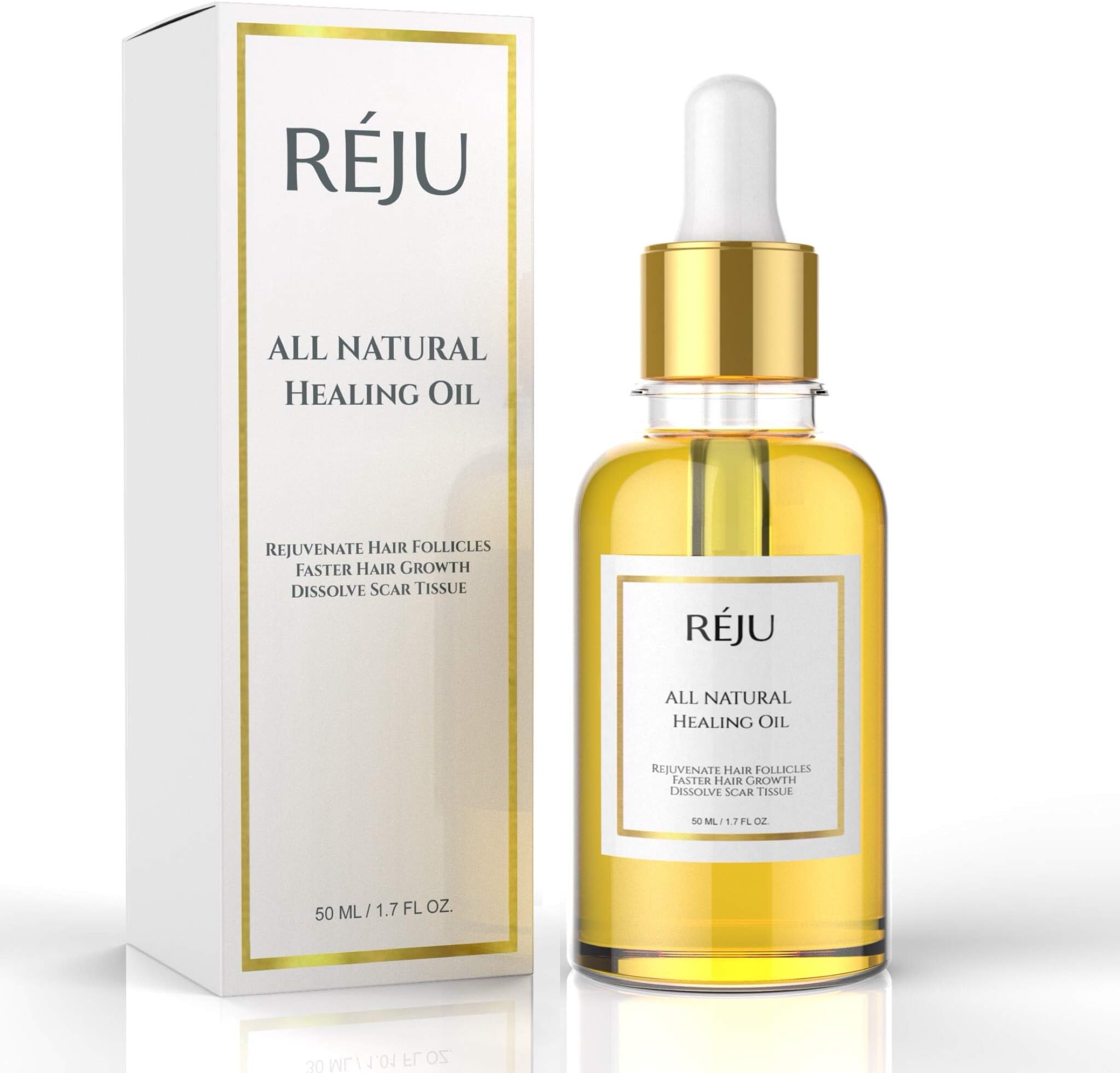 Natural Hair Growth Oil - Hair Growth Serum, Hair Loss Thinning Treatment Oil (1.7 FL Oz)