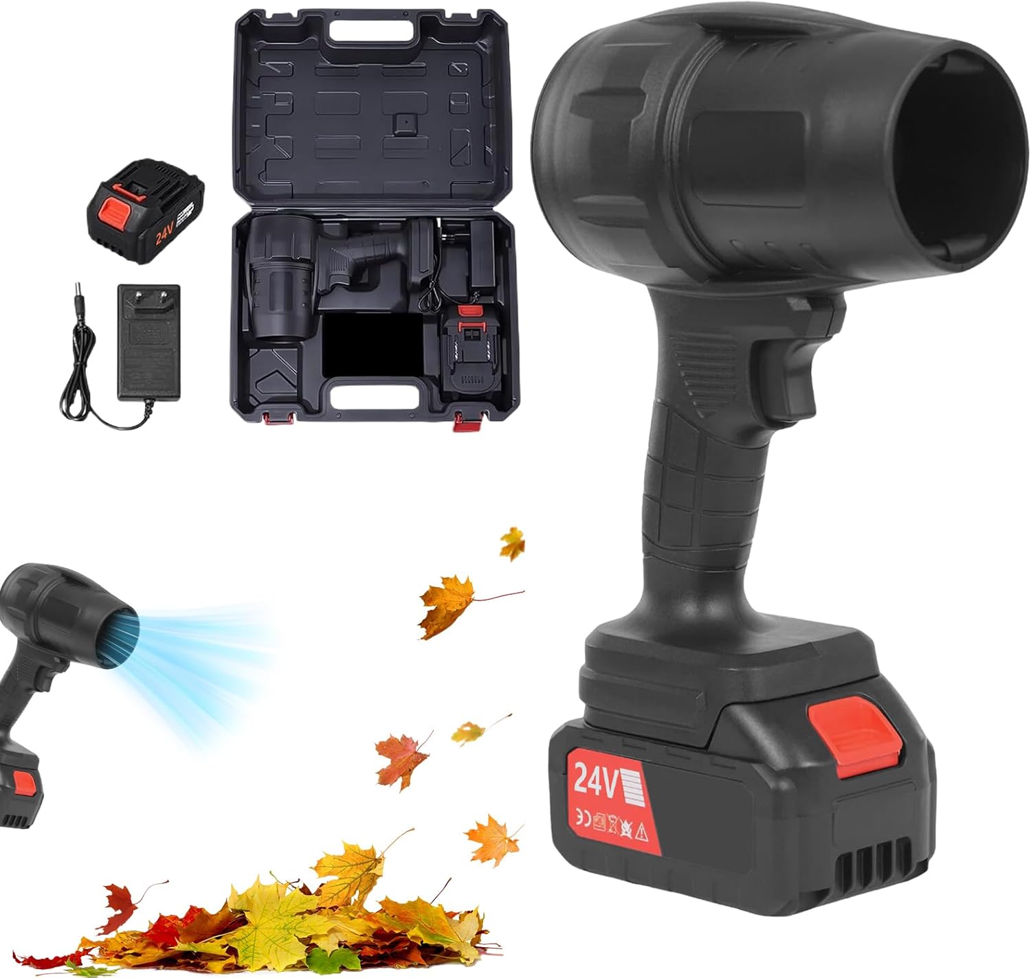 Cordless Blower - Cordless Dust Blowing Tool - Patio Blower | for Outdoor Garden Patio Yard Sidewalk Cleaning Lawn Care Dust Snow