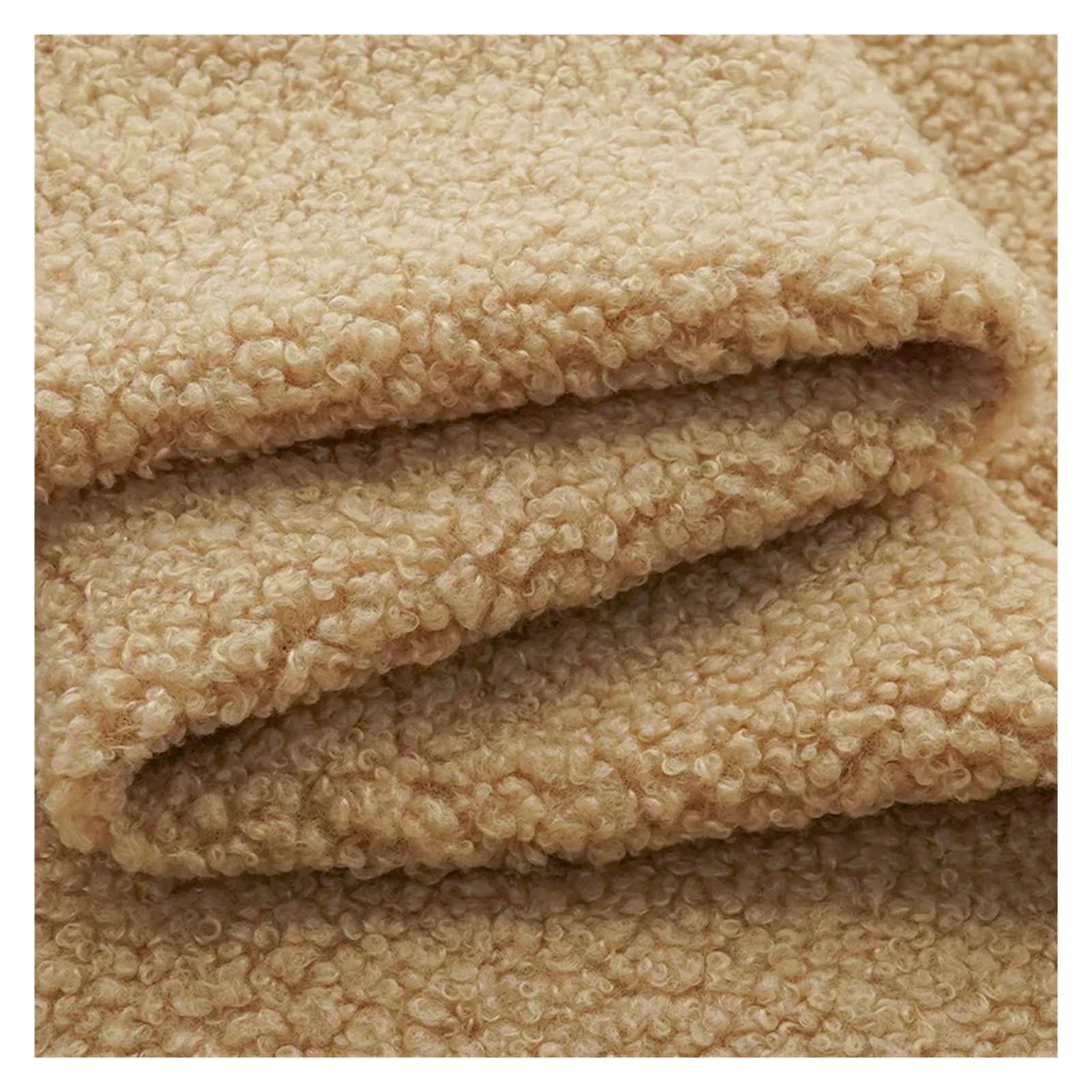 Tejido de forro polar de punto Tela de 0,5 m/1m/2m for coser prendas abrigo invierno, almohadas, sombreros, tela artesanal hecha a mano(Color 12,160x100cm)