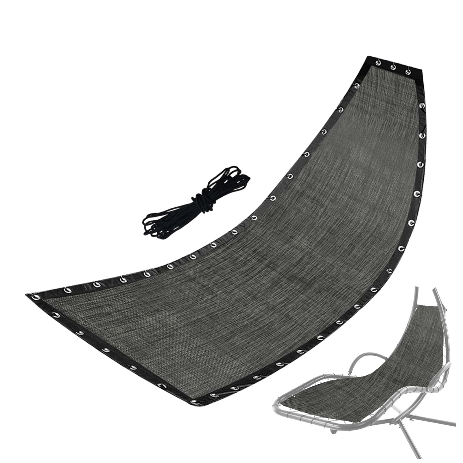 Tela di ricambio per amaca altalena 64 x 197 cm resistente alle intemperie accessorio sedile da giardino