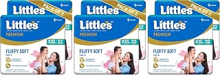 Little's Premium Baby Diapers XXL Size | Pants Style | 15-25 kg | 44 Count | FluffySoft Baby Diaper with Leakage Guard, We... Price In India
