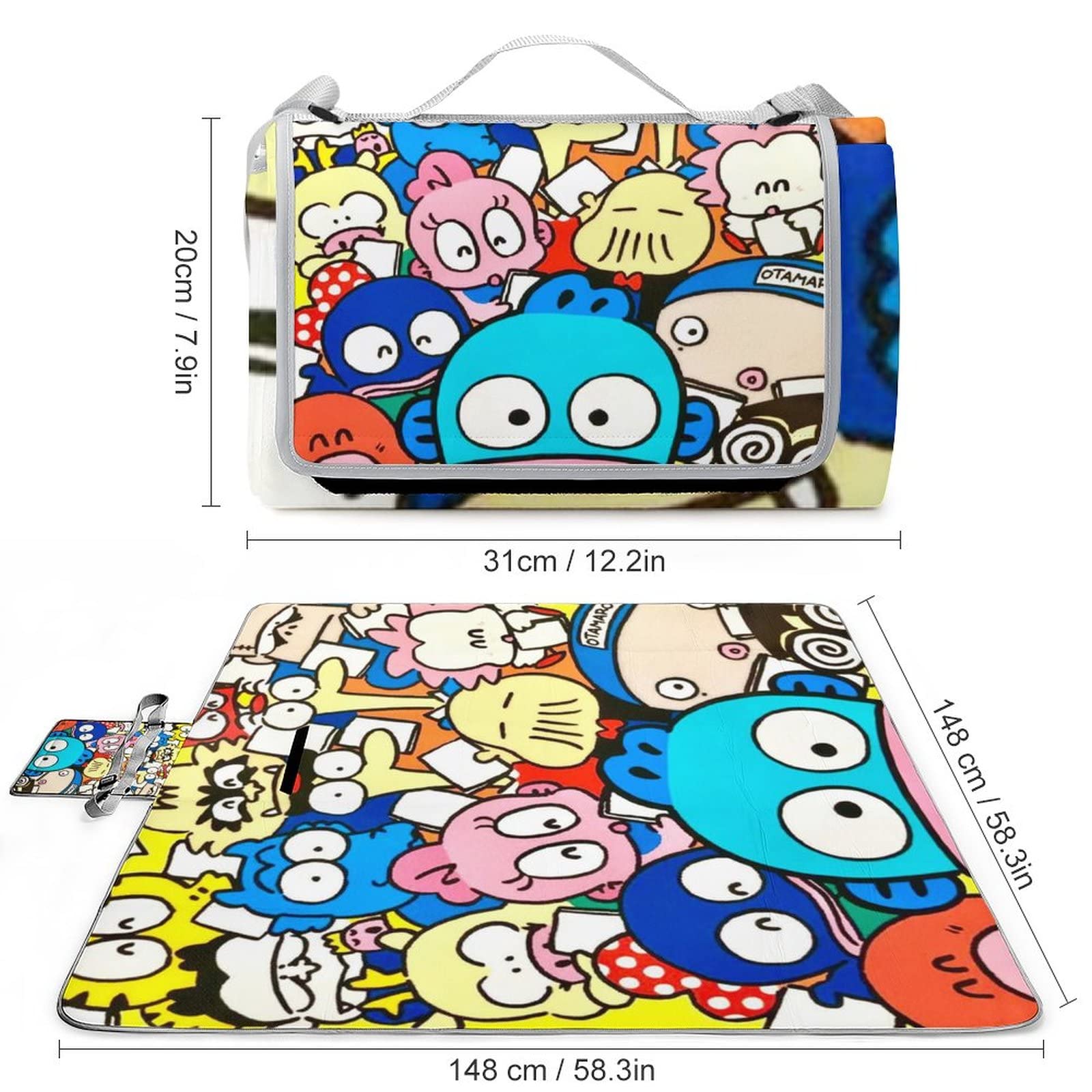 Amazon.co.jp: ハンギョドン レジャーシート アウトドア 室内 3層構造