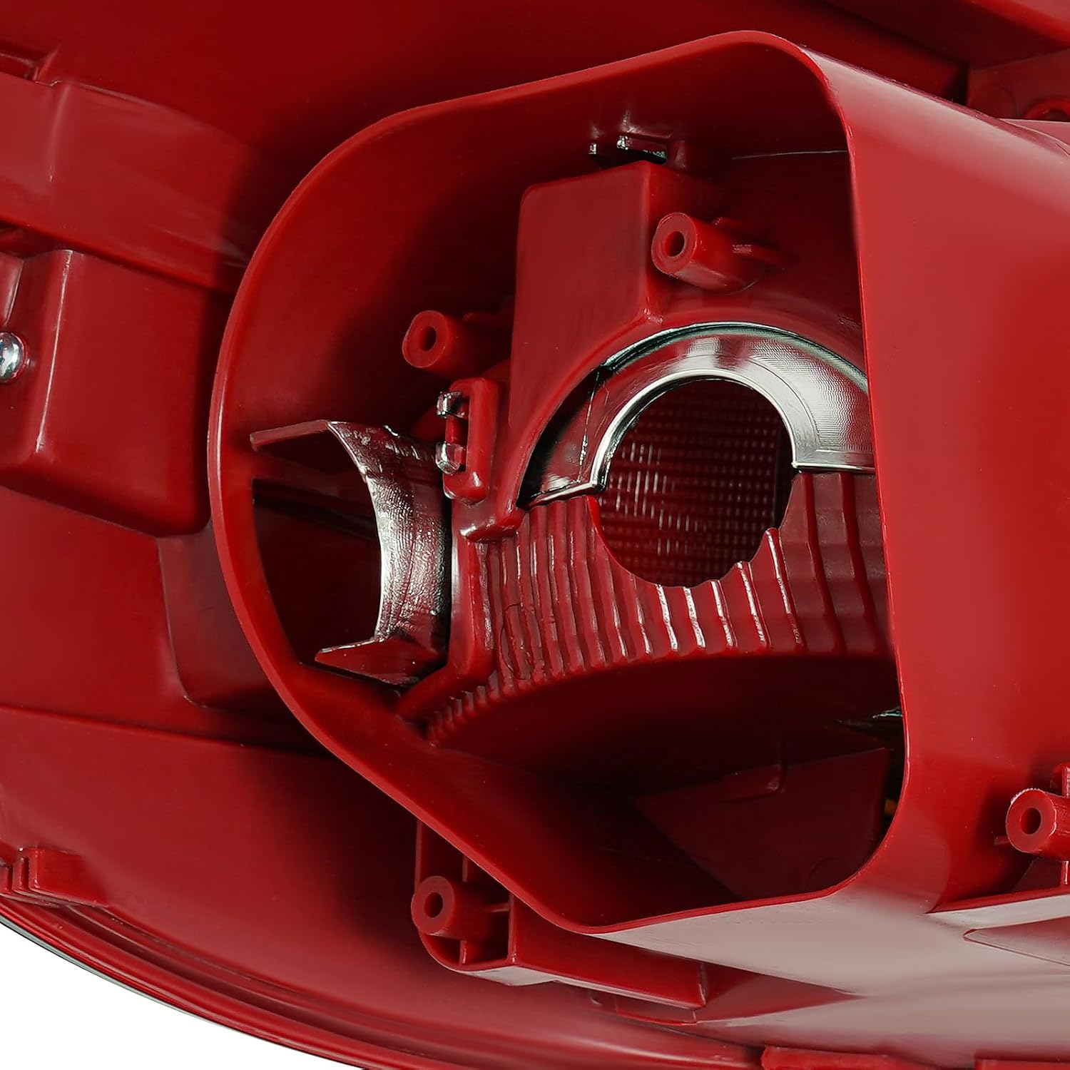 Outer Tail Light Assembly Compatible for 2012-2017Volkswagen Tiguan Only Halogen Model, Right Passenger Side Brake Stop Lamp, Bulb Not Included, Parking Light Red Clear Lens