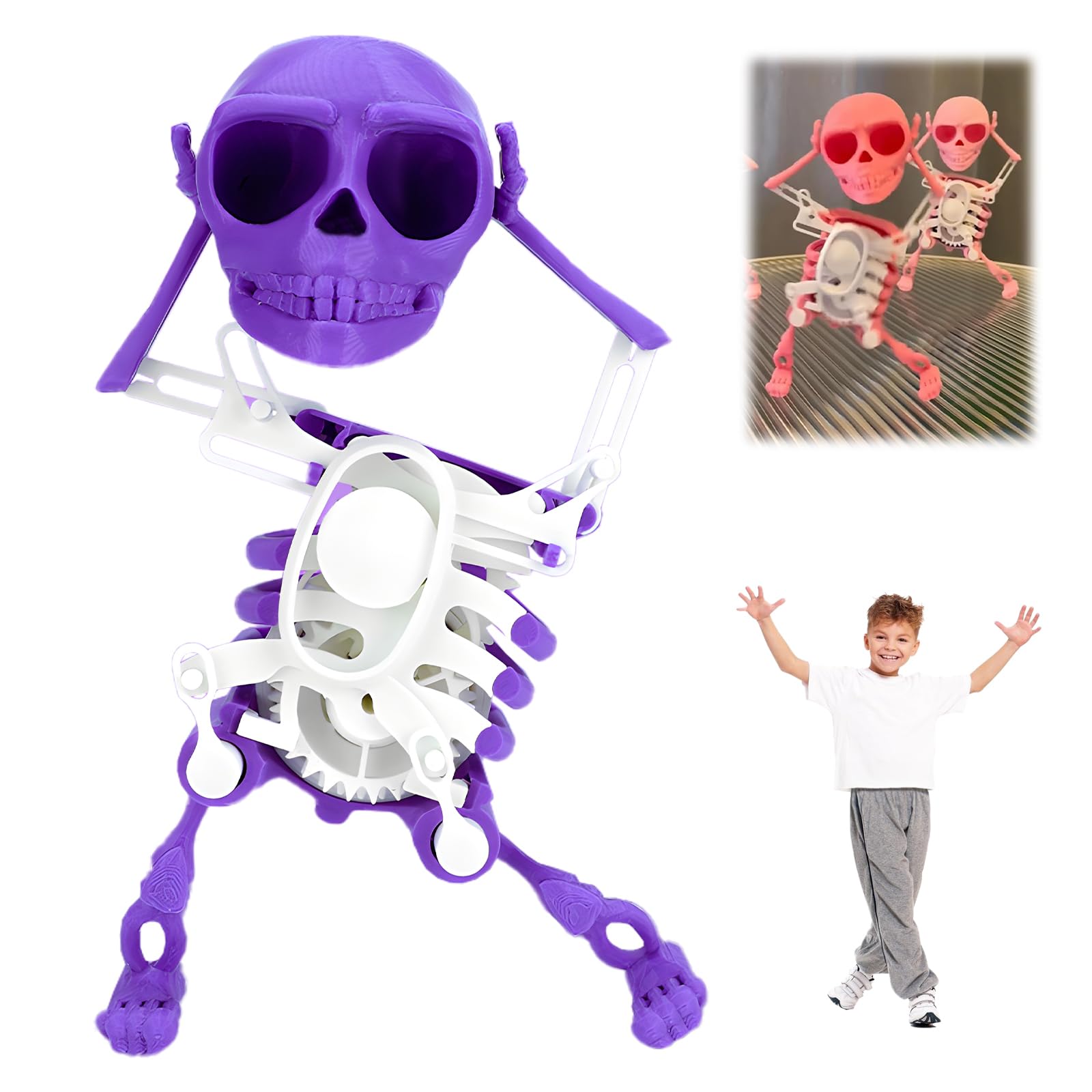 Amazon.com: Atlodas Skeleton Dancing and Swinging Clockwork, 3D