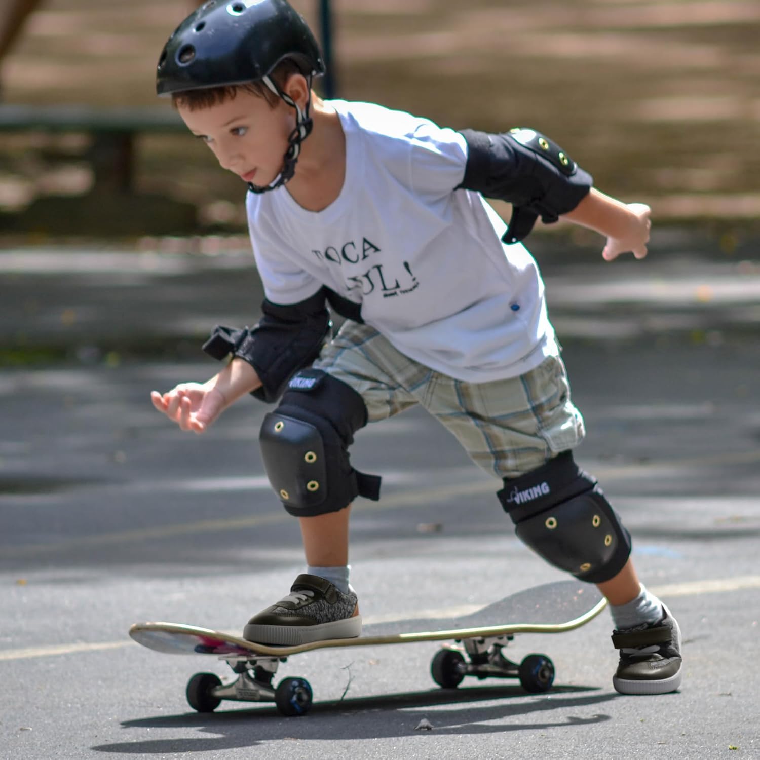 Boys Sneaker Fashion Lace Up Lightweight Fashion Sneakers Breathable Color Block Hook and Loop Little/Big Kids Shoes - Image 2