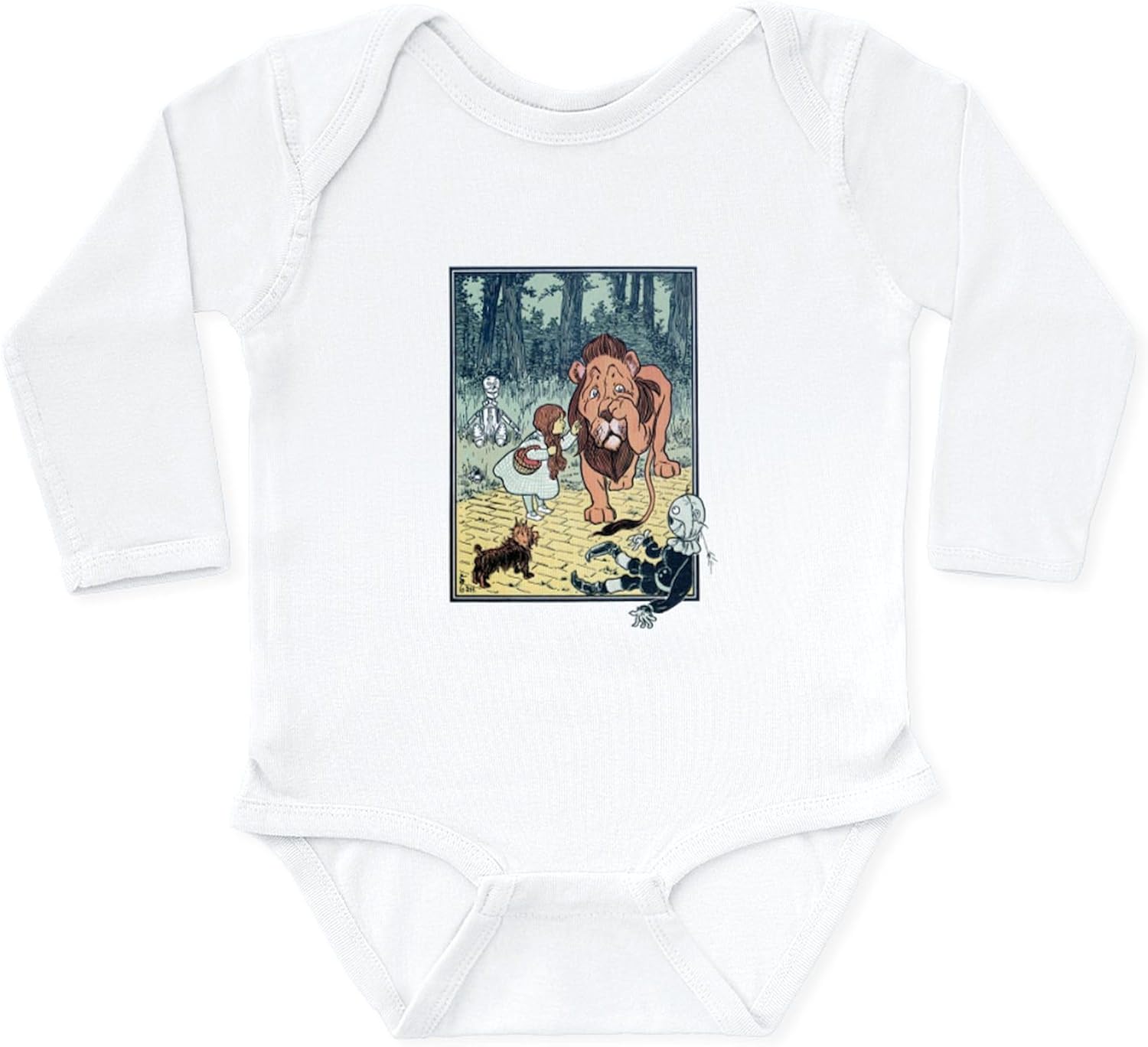CafePress Vintage Wizard of Oz Long Sleeve Infant Bodysuit Cute Long Sleeve Infant Baby Bodysuit Romper