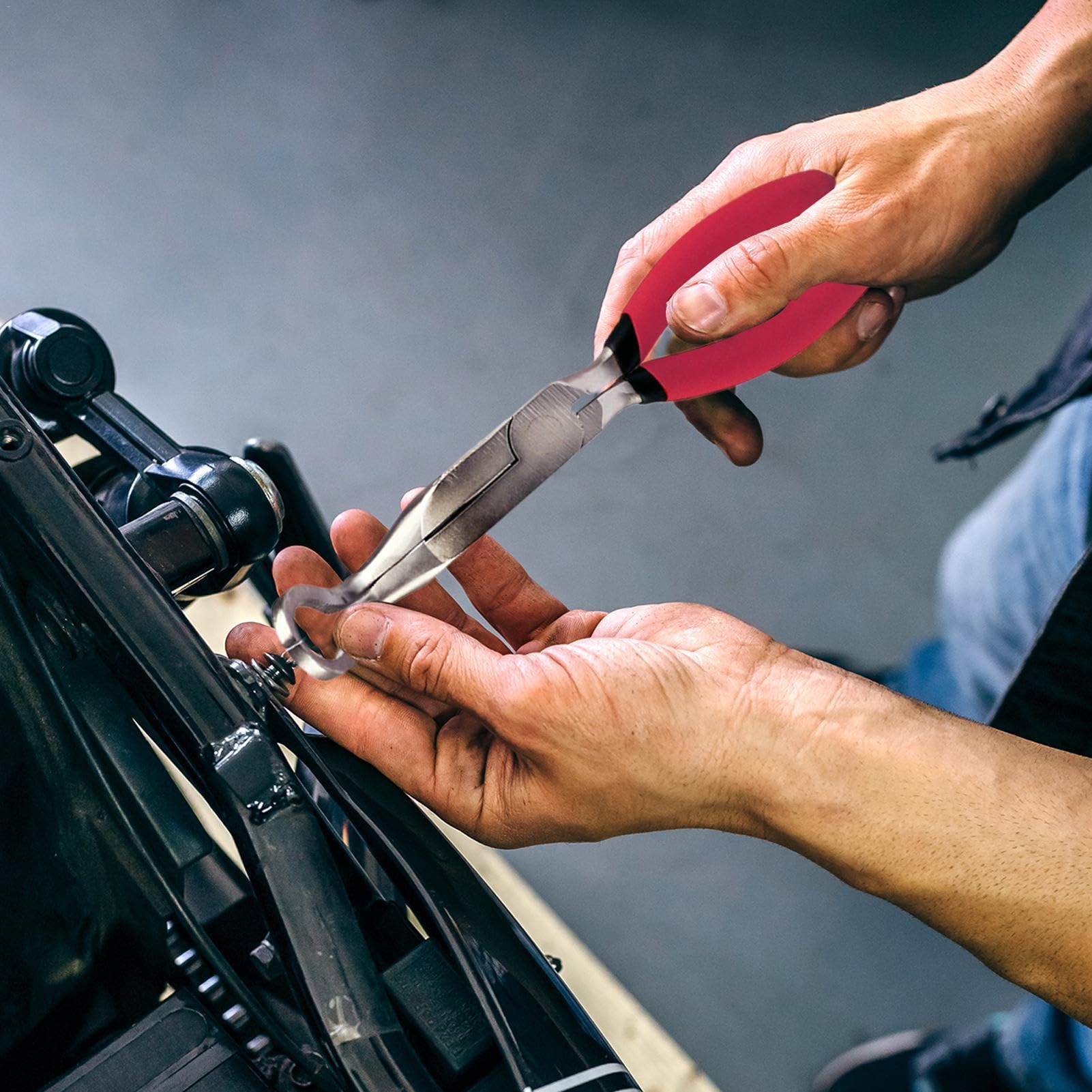 Gereedschap voor het verwijderen van bougies, tang voor het verwijderen van bougies, professionele tang voor elektrische aansluitingen, voor gebruik in de auto, 11 inch incl
