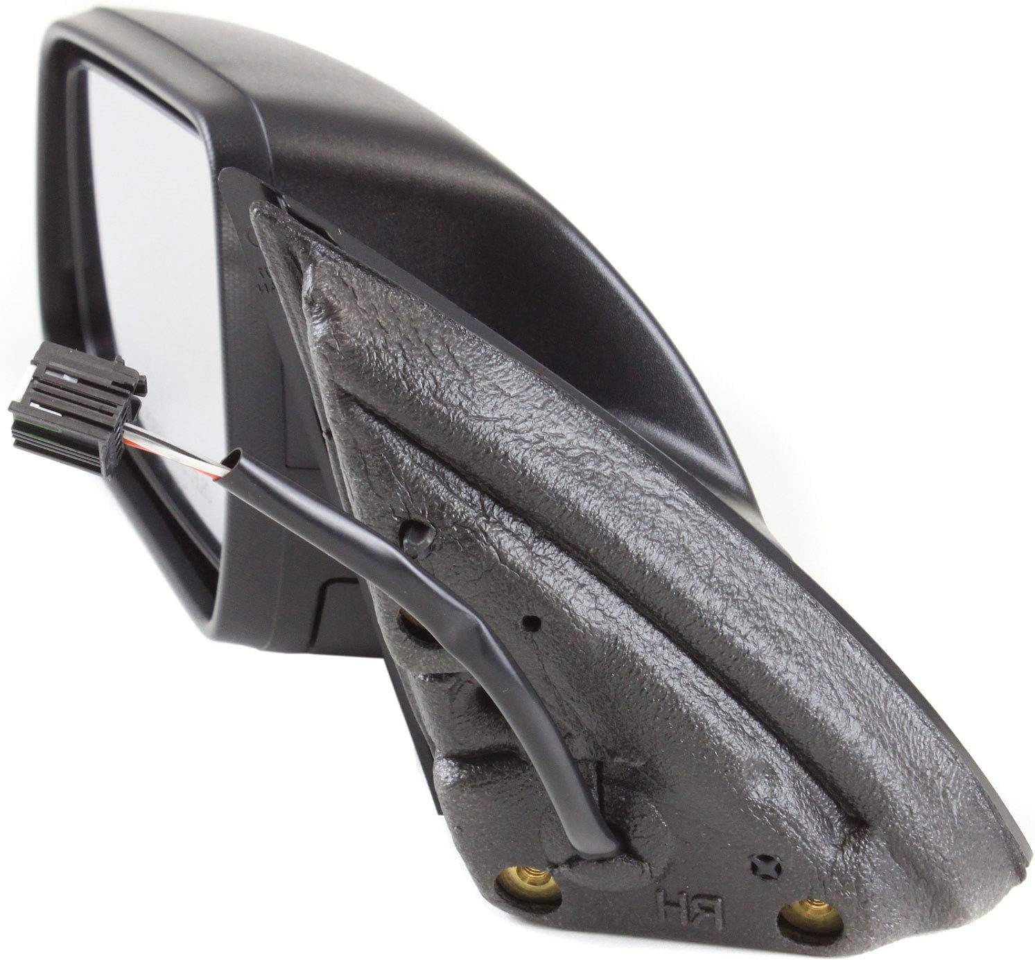 Kool Vue Driver Side Power Non-Heated Mirror for Chevrolet Equinox GMC Terrain 2010-2017 Without Blind Spot Monitor & Memory Textured Original Equipment On 10-11 Models, Fits 12-17 Models