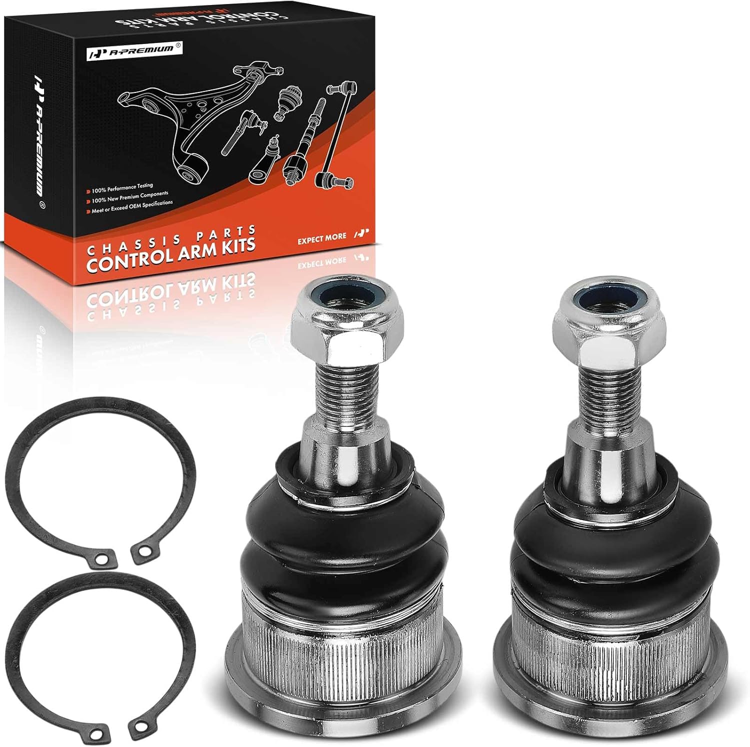 A-Premium 2 x Front Lower Inner Ball Joint, Compatible with Mini Cooper 2007-2015, From Frame