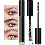 DAGEDA Clear Eyebrow Setting Gel, Clear and Black Brow Fix Gel, Waterproof And Sweat-Proof Eyebrow Repair Liquid Brows Styling Beauty Salon Home Use Makeup, 1.81oz