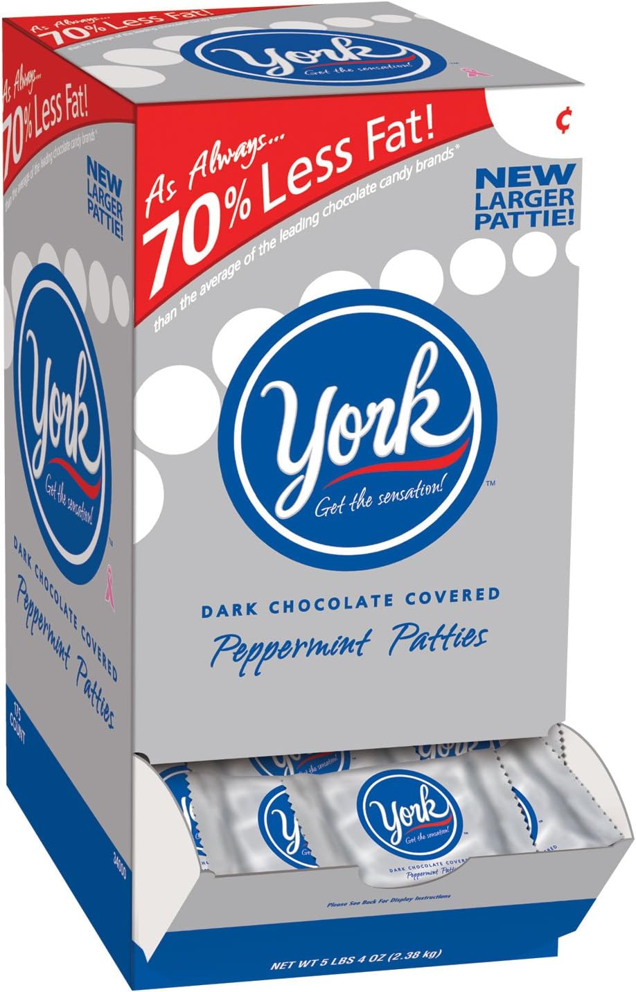 York Peppermint Patties, 175-Count Changemaker, 5 Pound 4 Ounce