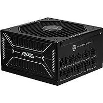 MSI MAG A850GLS PCIE5 Alimentatore 850W, 80 PLUS Gold, ATX 3.1, Supporto GPU PCIe 5.1, Connettore 12V-2×6 Doppio Colore, PSU ATX, Cavi Modulari con Guaina a Rilievo