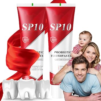 Cophksu Sp10 Probiotic Toothpaste, Sp10 Probiotic Toothpaste Whitening,Sp 10, Sp10 Pasta De Dientes 2PCS