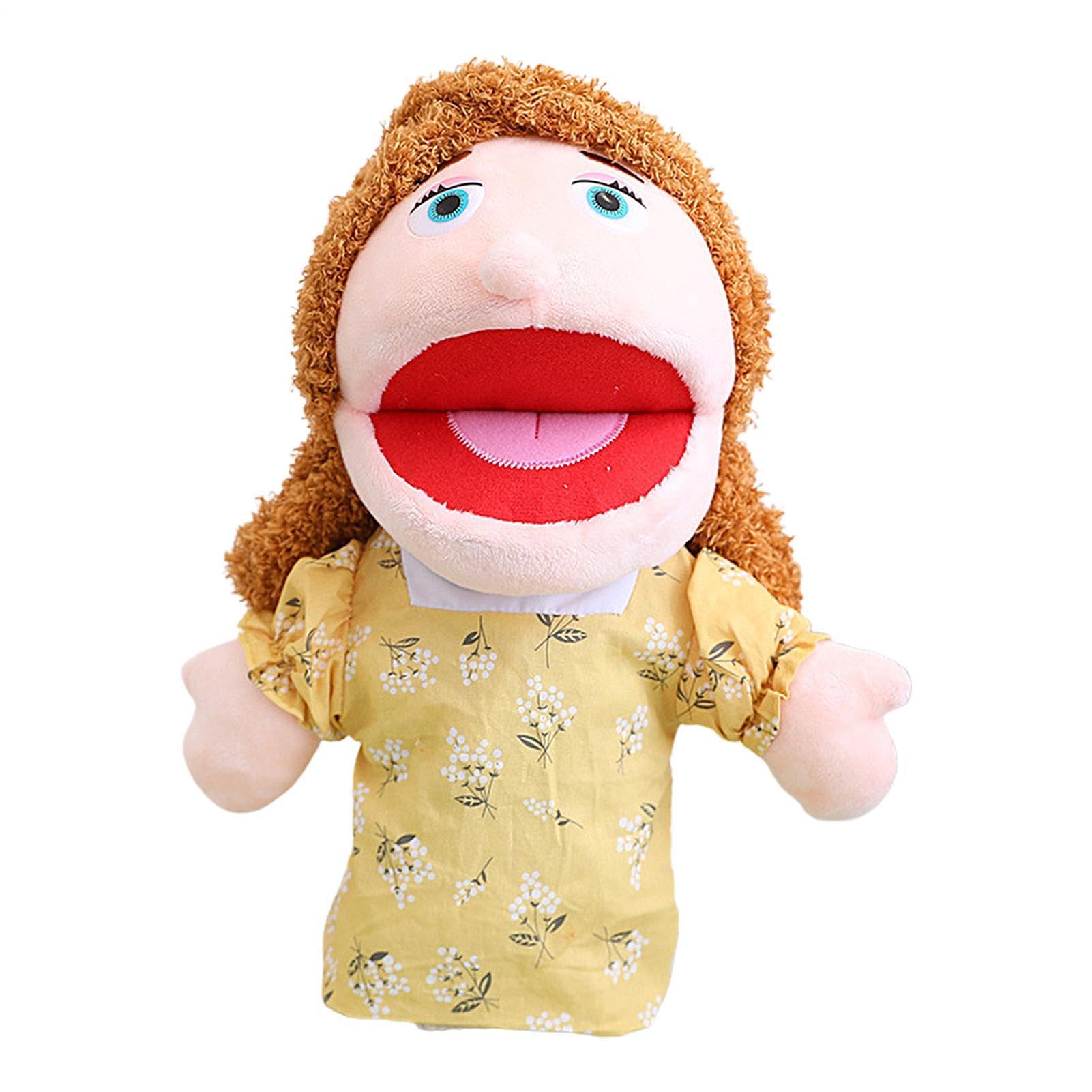 Family Plush Hand Puppet | School Home Puppet | Soft Storytelling Plush, Theater Shows With Movable Mouth For Girls Boys