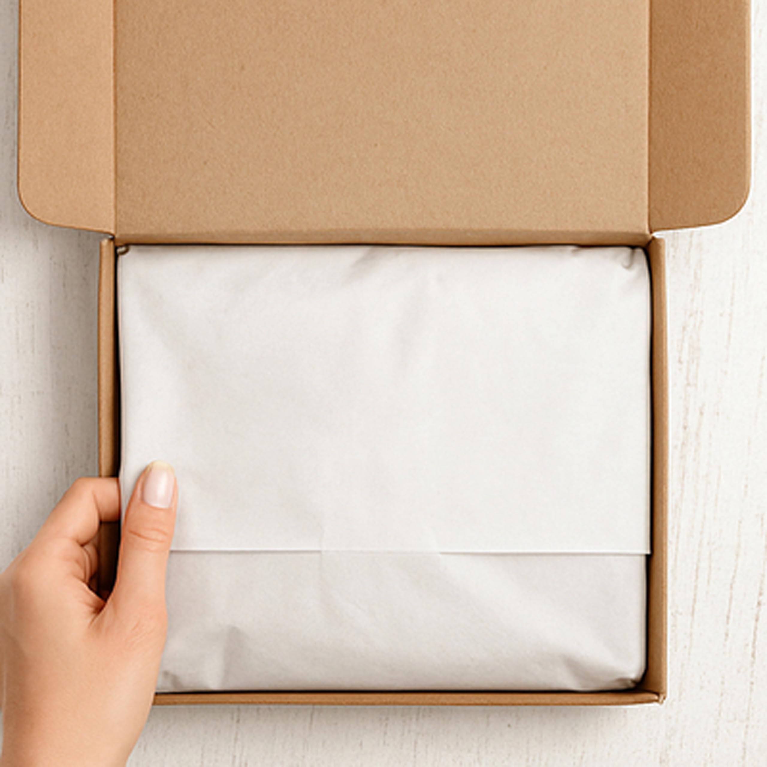 JECO - Lot de 500 feuilles de papier de soie blanc 50 x 75 cm, sans acide, qualité supérieure 21g/m², mousseline, pour loisirs créatifs, décoration, DIY, Emballage fleurs, Vinted