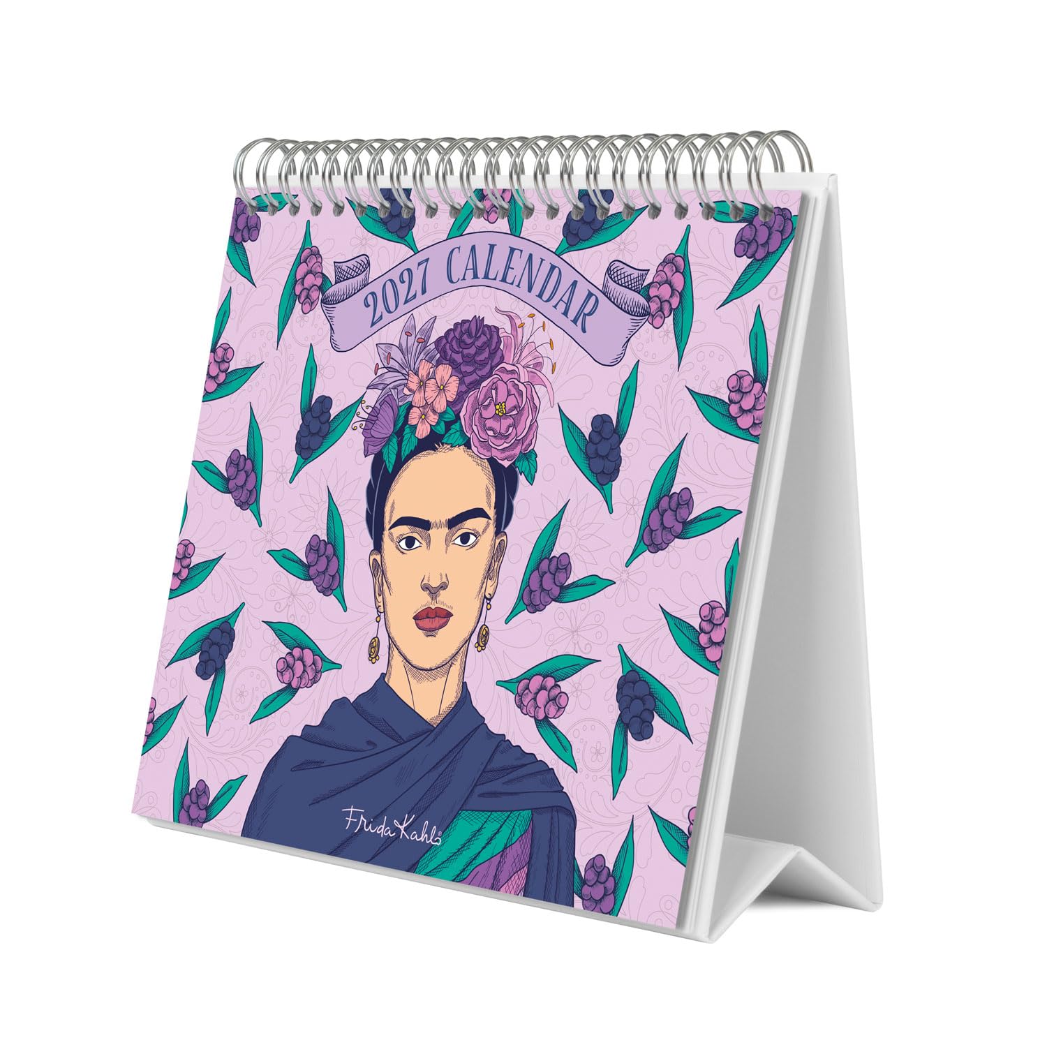 Grupo Erik Frida Kahlo Desk Calendar 2027 UK - Art Gifts