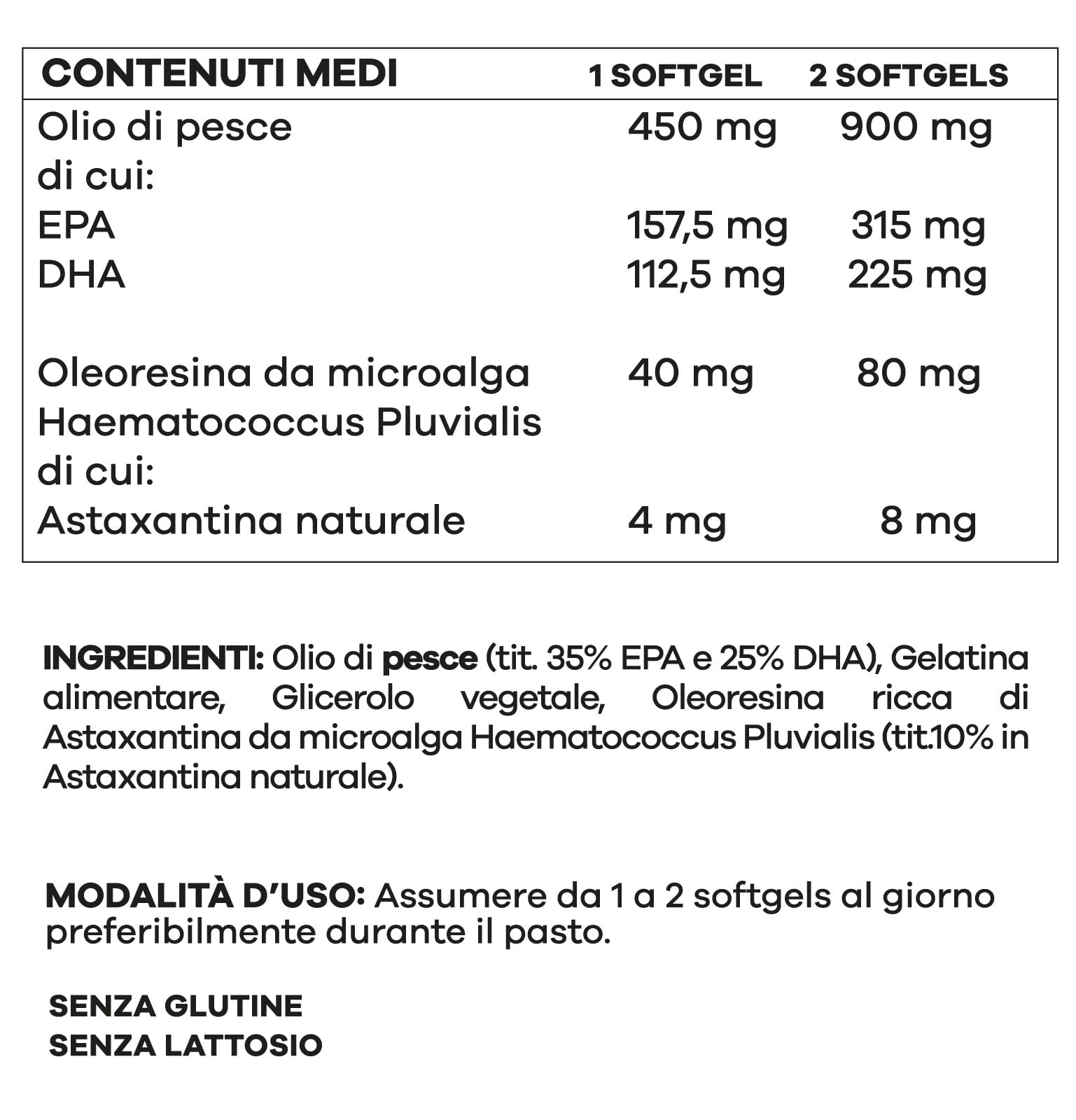 PharmaPower Astaxantina - Integratore Nutricosmetico Antiossidante di Astaxantina da 8 mg per Dose, Arricchito Con Omega 3, Alto Assorbimento e Biodisponibilità, Senza Glutine e Lattosio, 60 Softgels