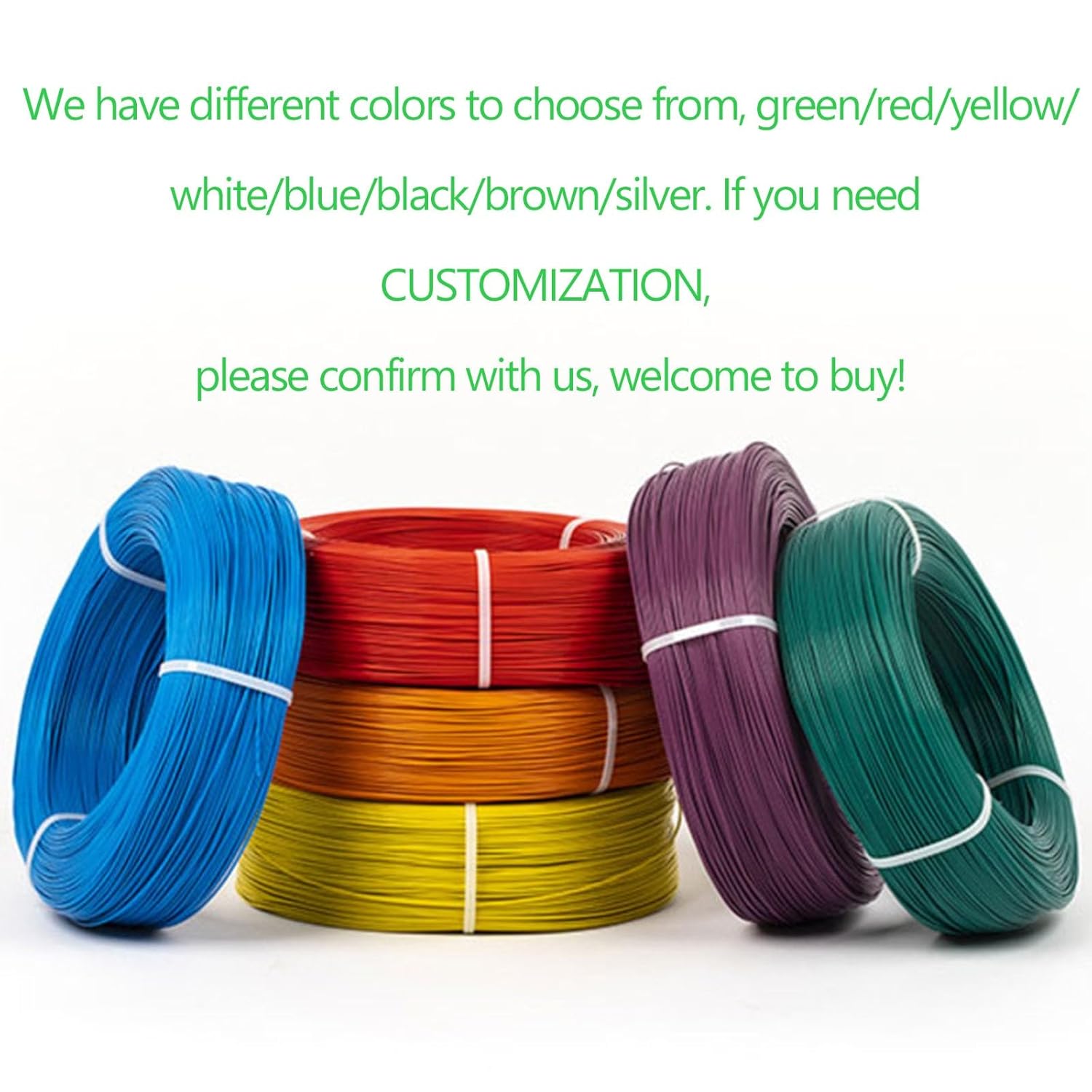 20 Gauge 100FT Teflon High - Temperature Wire (12/24/26/20AWG) - Flame Retardant -60°C to +200°C UL1332 Tinned Copper Core Fluoroplastic Insulation(30FT,20AWG)