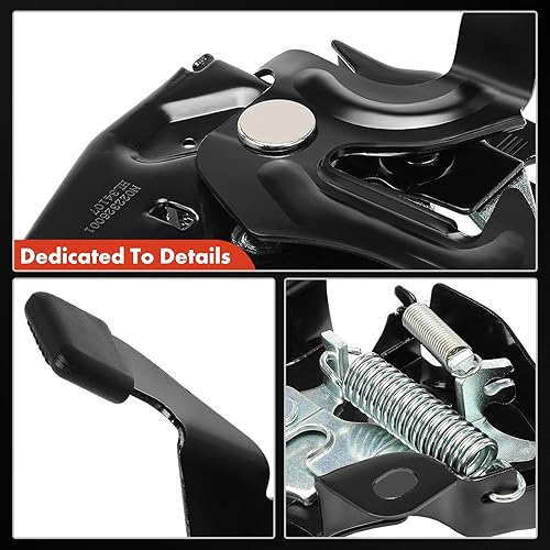 Miniatura 7 de A-Premium Ensamblaje del pestillo del capó delantero compatible con vehículos Honda  Accord 2003 2004 2005 2006 2007, bloqueo de capó delantero