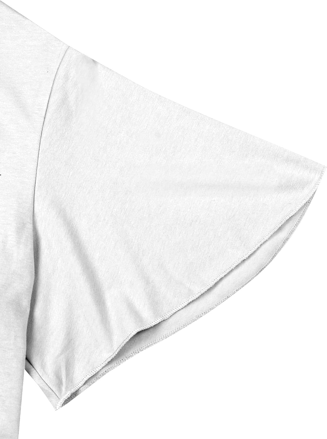 Remidoo Womens Fringe Top Oversized T Shirt Round Neck Short Sleeve Tee Shirts - Image 5