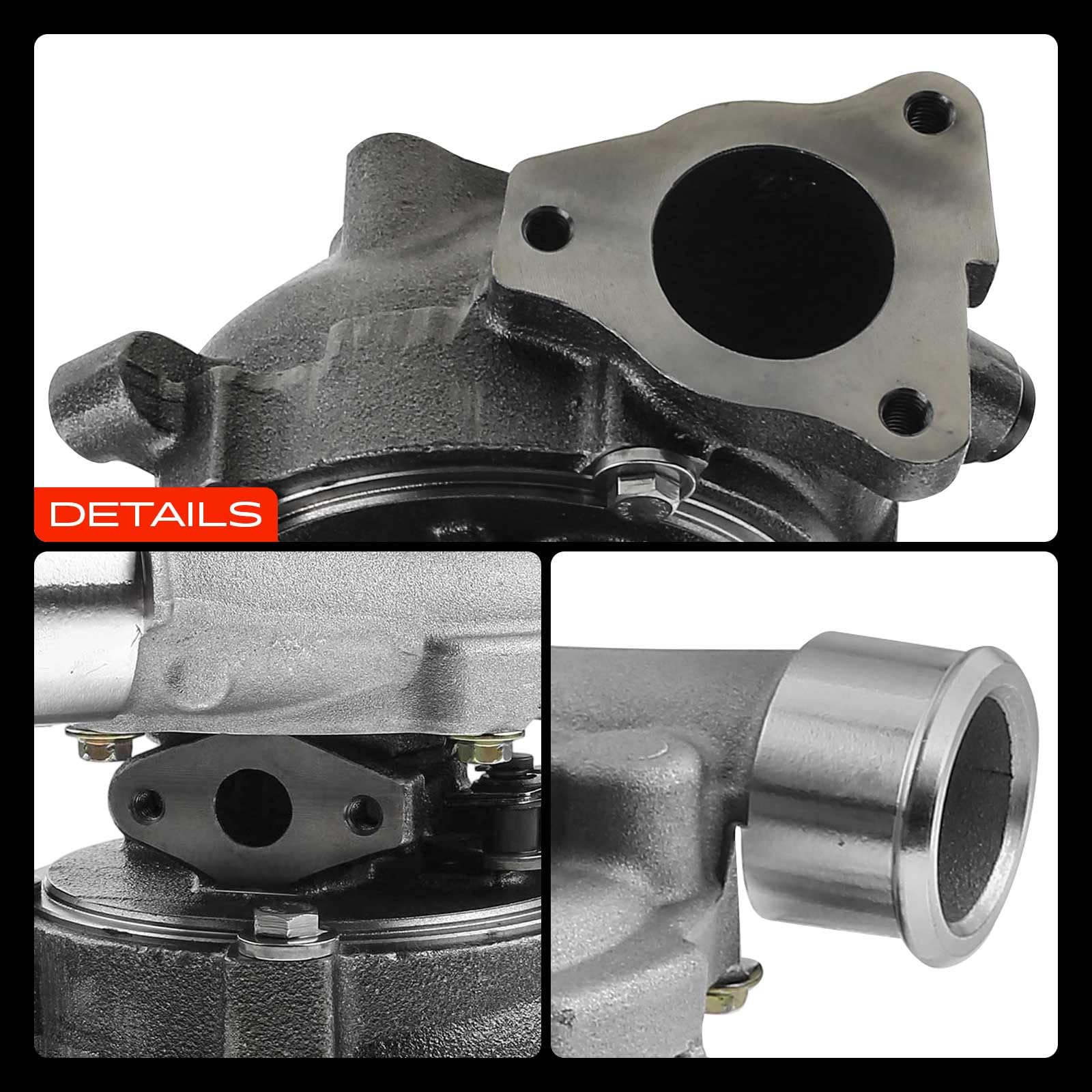Frankberg Turbocompressore Gas di scarico Turbocompressore Diesel | Compatibile con: Pro Cee'D ED, Cee'D SW ED, Cee'D Hatchback ED, i30 FD, i30 Station Wagon FD