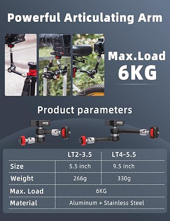 IFOOTAGE Spider Crab LT4-5.5 Magic Arm 9.5 Camera Mount