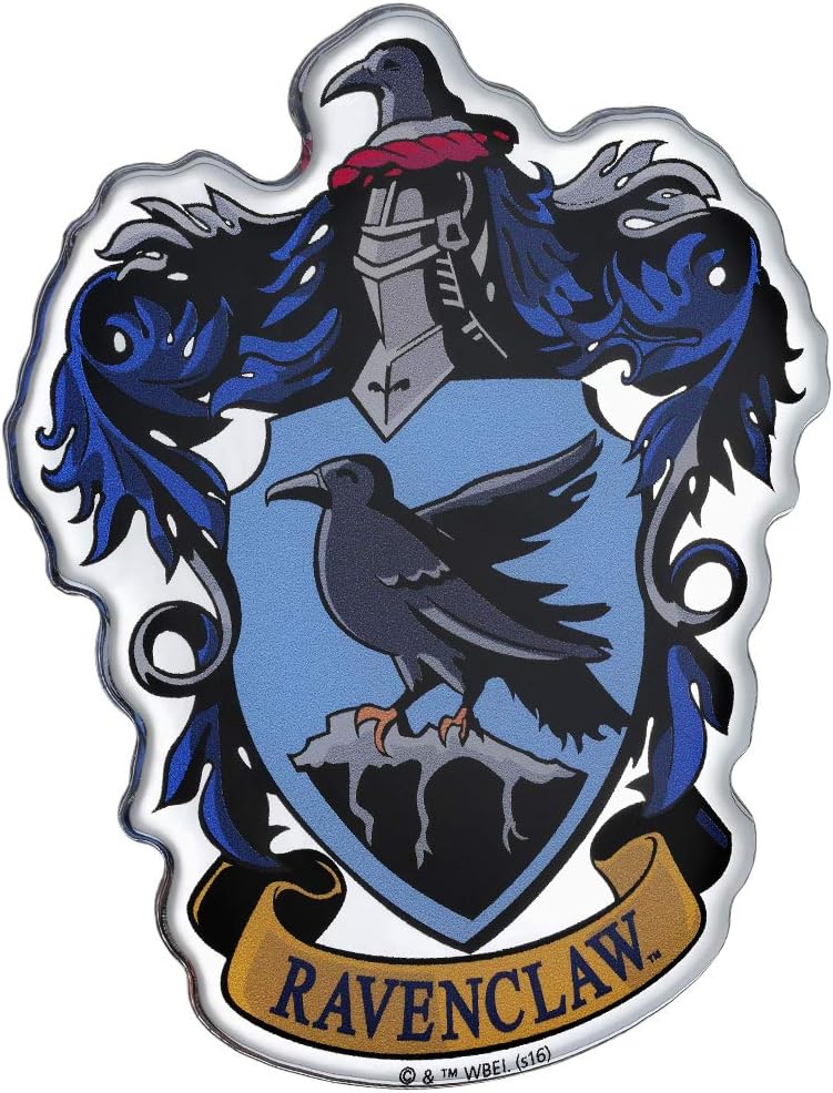 Fan Emblems Harry Potter Domed Chrome Car Decal - Ravenclaw Crest