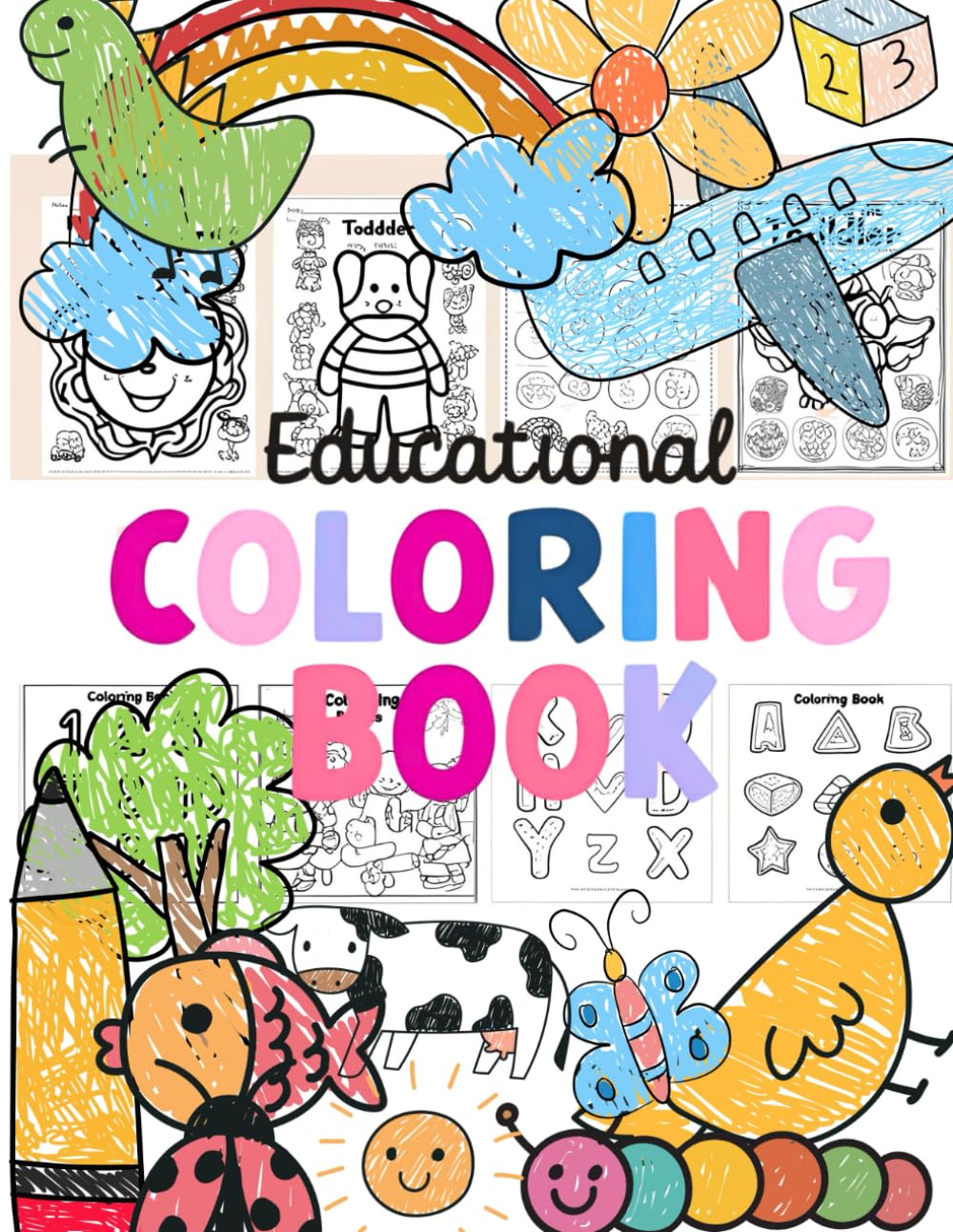 Educational coloring book: Color Your World: Learning Through Fun and Imagination!