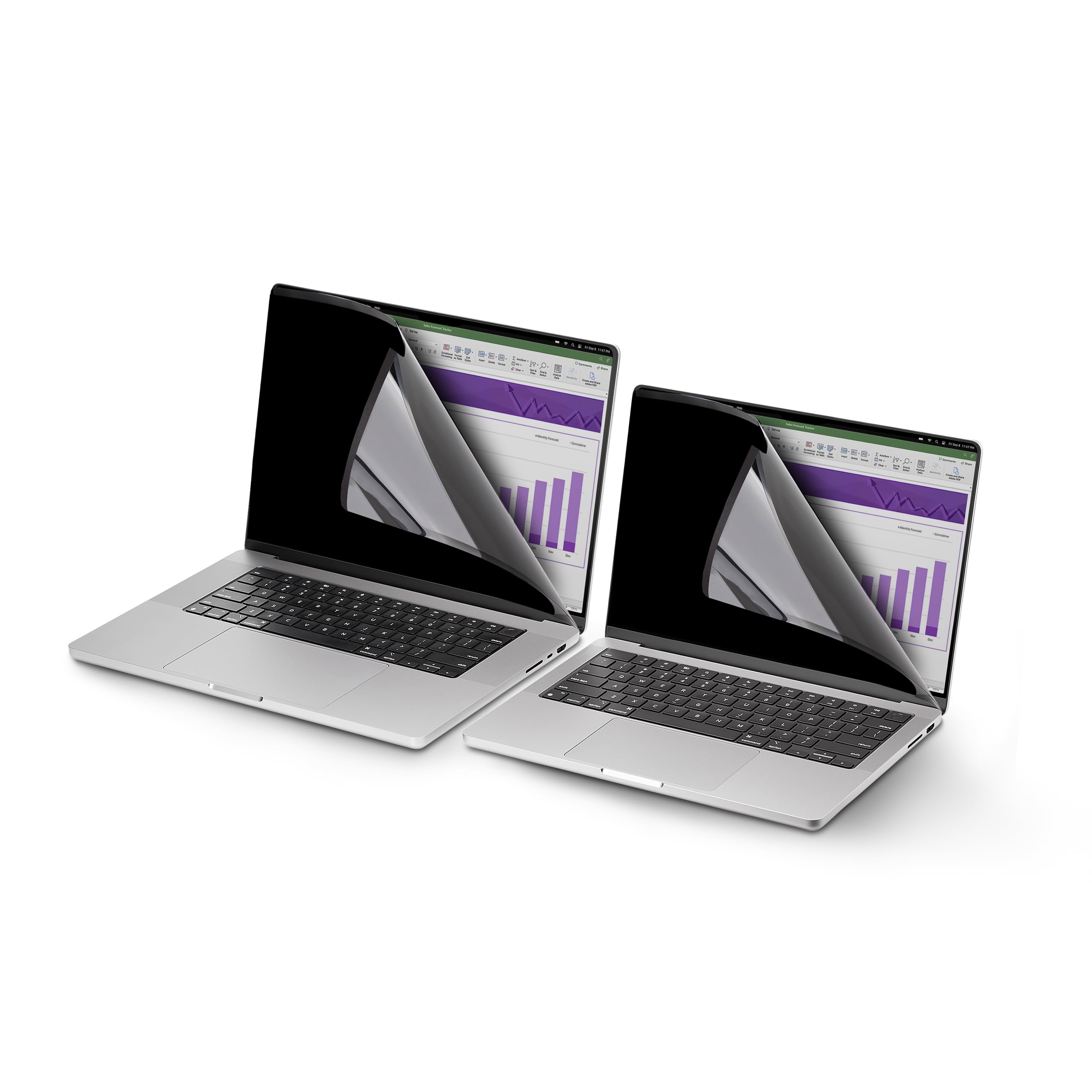 StarTech. com 13" MacBook Air M2 M3 M4 magnetyczny filtr prywatności do laptopa, dwustronny antyodblaskowy (matowy) i błyszczący, filtr prywatności