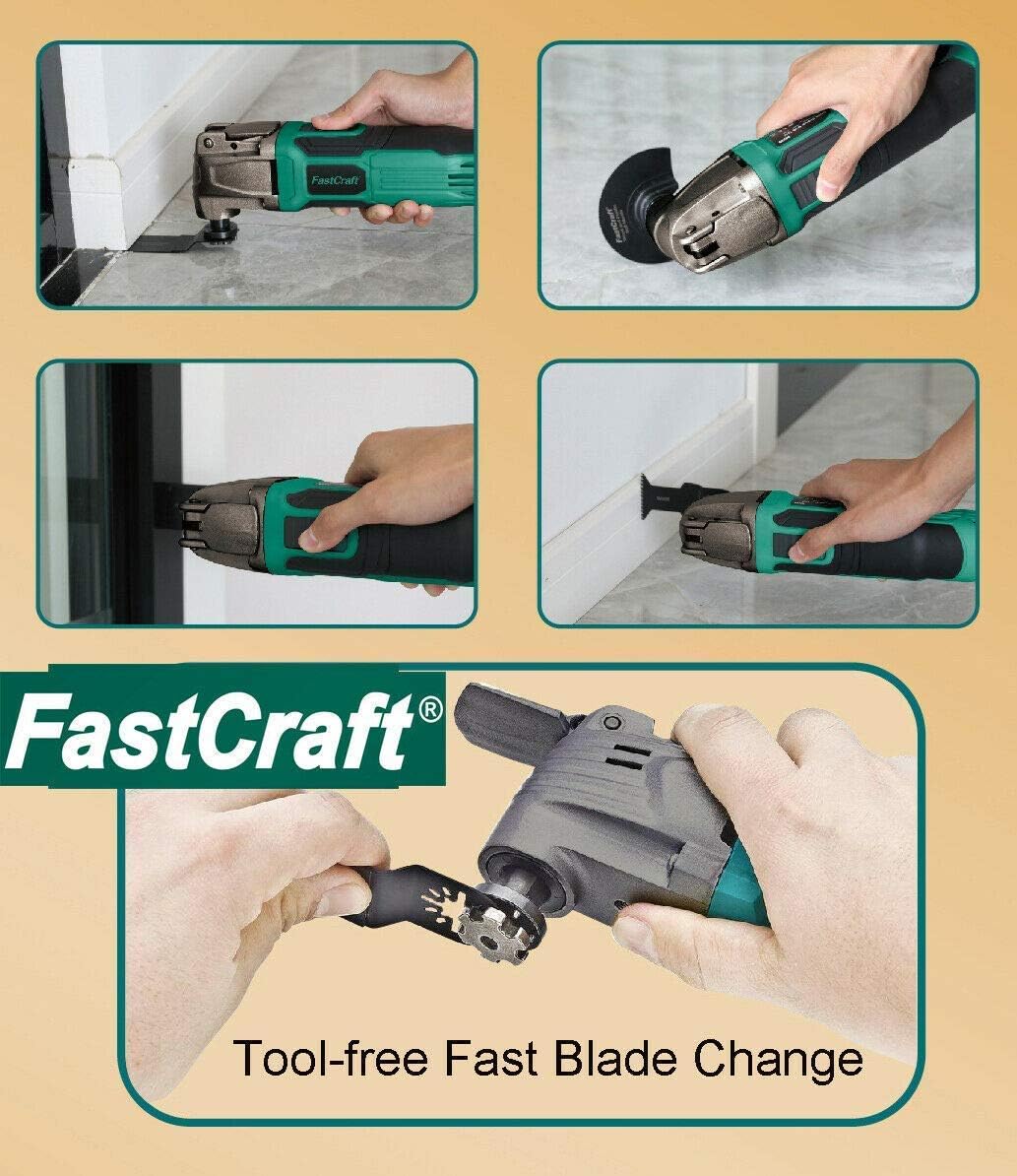 Flаѕh Dеаlѕ - 50% оƒƒ FastCraft 42pc Oscillating Multi Tool Set with Control Dial, Toolless Lock Crаzу Dеаlѕ FastCraft 42pc Oscillating Multi Tool Set with Control Dial, Toolless Lock