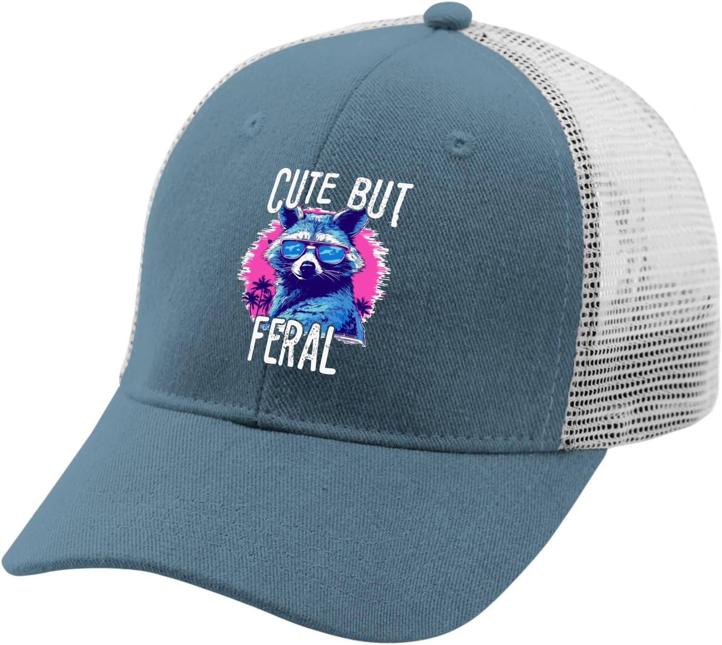 Cute but Feral Sun hat Outdoor hat AllBlack Womens hat Gifts for Women Baseball Hats - Image 2