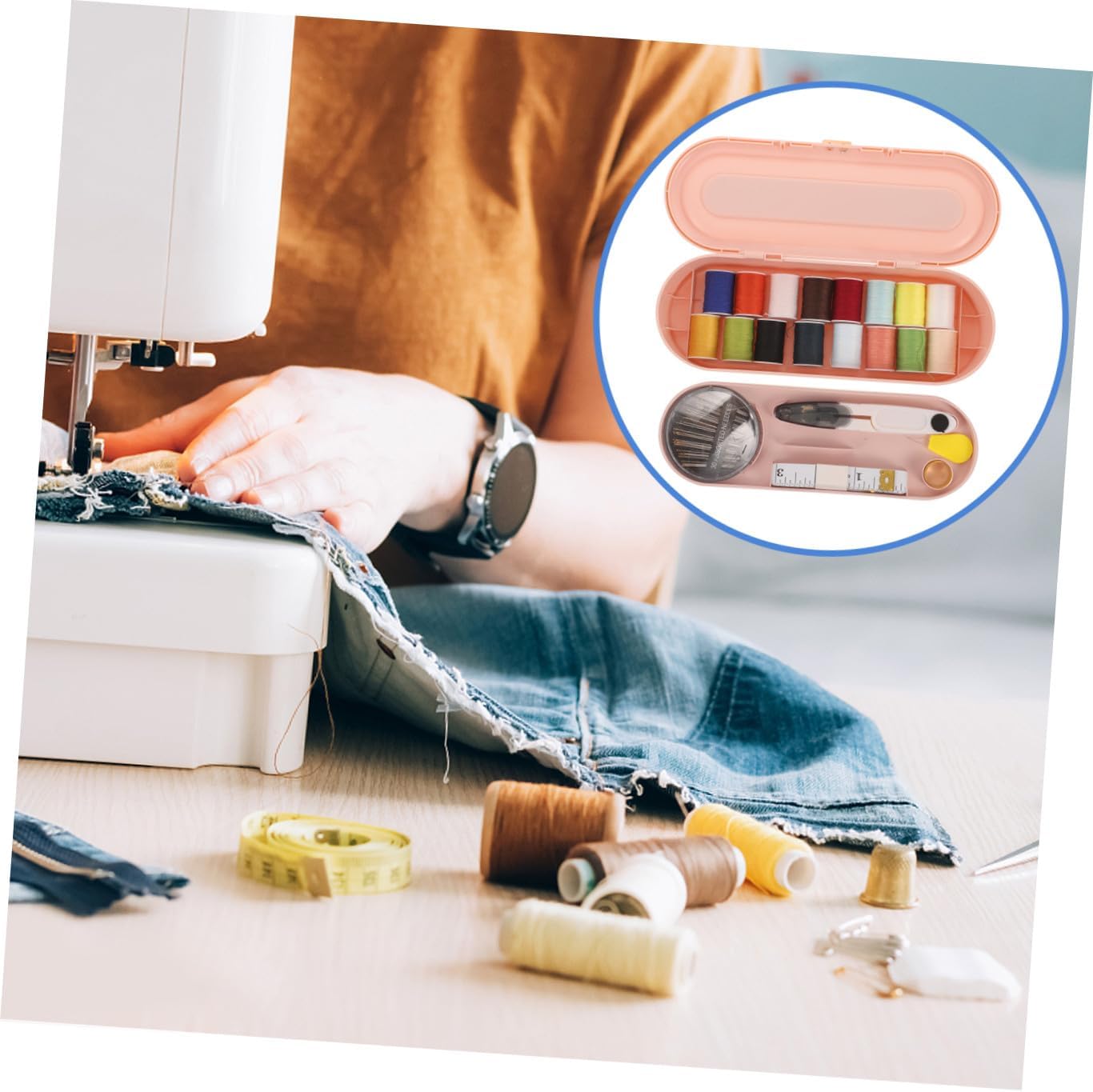 Portable Sewing Tool Kit for Household Daily Sewing