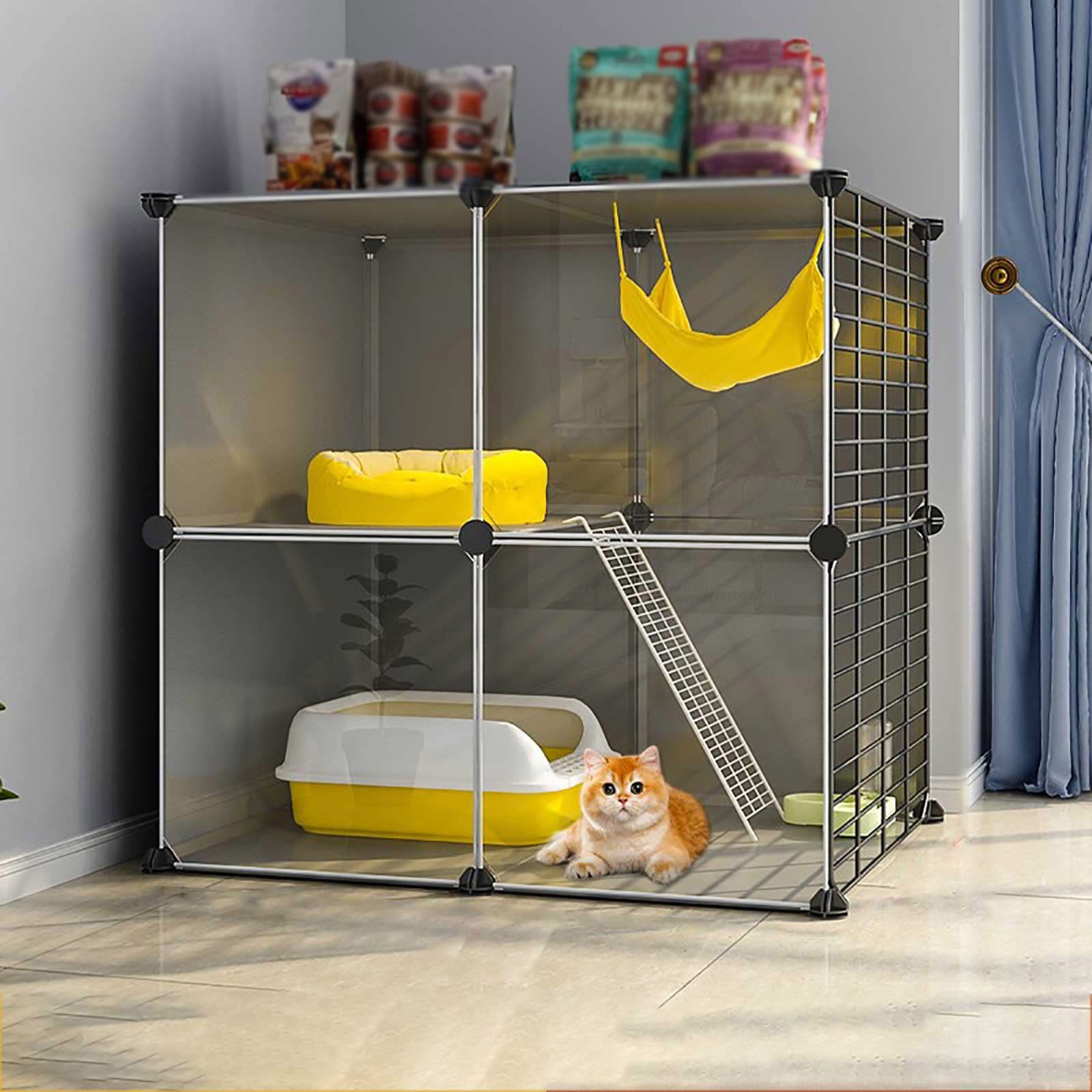 Parque de juegos para gatos interior que evita destrozos en casa y muebles