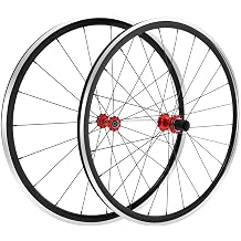 700C Road Bike Wheel Set, Aluminum Alloy Bicycle Front Rear Wheels, Quick Release 7-12 Speed Hub Accessories for HG S-himano Altus Wheels