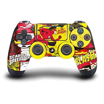 Head Case Designs Officially Licensed The Flash DC Comics Panel Collage Comic Book Art Vinyl Sticker Gaming Skin Decal Cover Compatible With Sony PlayStation 4 PS4 DualShock 4 Controller