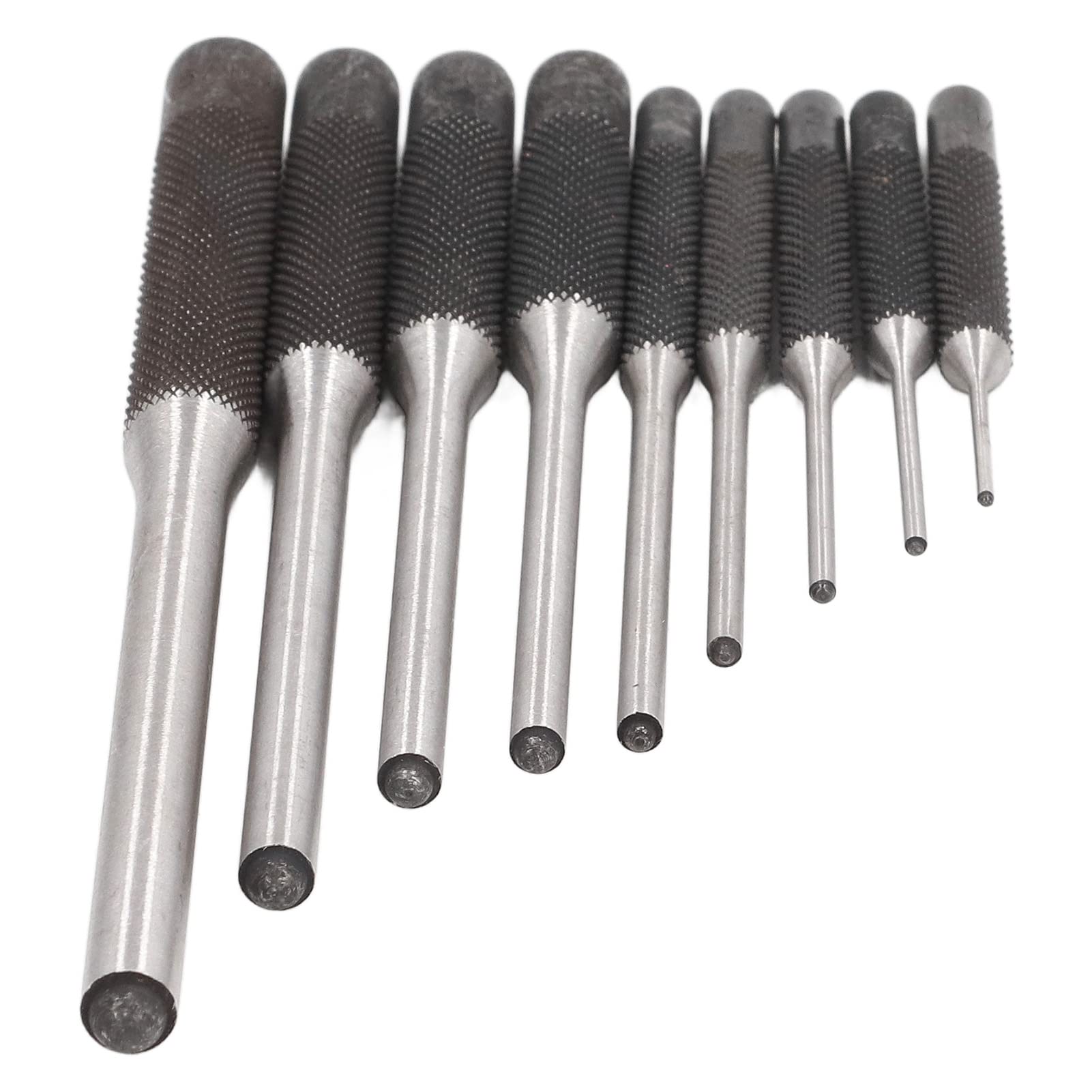 Fyearfly Chasses Goupilles, Jeu de poinçons pour goupilles roulantes Poignée moletée Outil de réparation en Acier Inoxydable pour l'armurerie