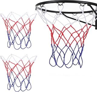 2 Pack Mini Basketball Nets Replacement | 8 Loops Basketball Hoop Net for Indoor and Outdoor Small Rim