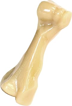 Nylabone Big Chew Knuckle Bone Power Chew Toy for Large Dogs, Durable Dog Toys for Aggressive Chewers, Destroy Proof Chew Toys To Keep Them Busy, Chicken Flavor, XX-Large, 50++ lbs, 1 Count