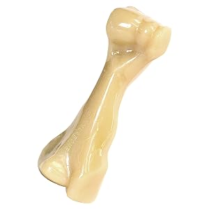 Nylabone Butcher Bone Power Chew Toy for Large Dogs Durable Dog Toys for Aggressive Chewers Destroy Proof Chew