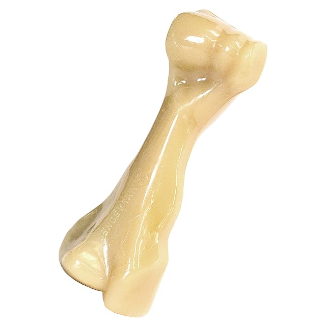 Nylabone Butcher Bone Power Chew Toy for Large Dogs Durable Dog Toys for Aggressive Chewers Destroy Proof Chew