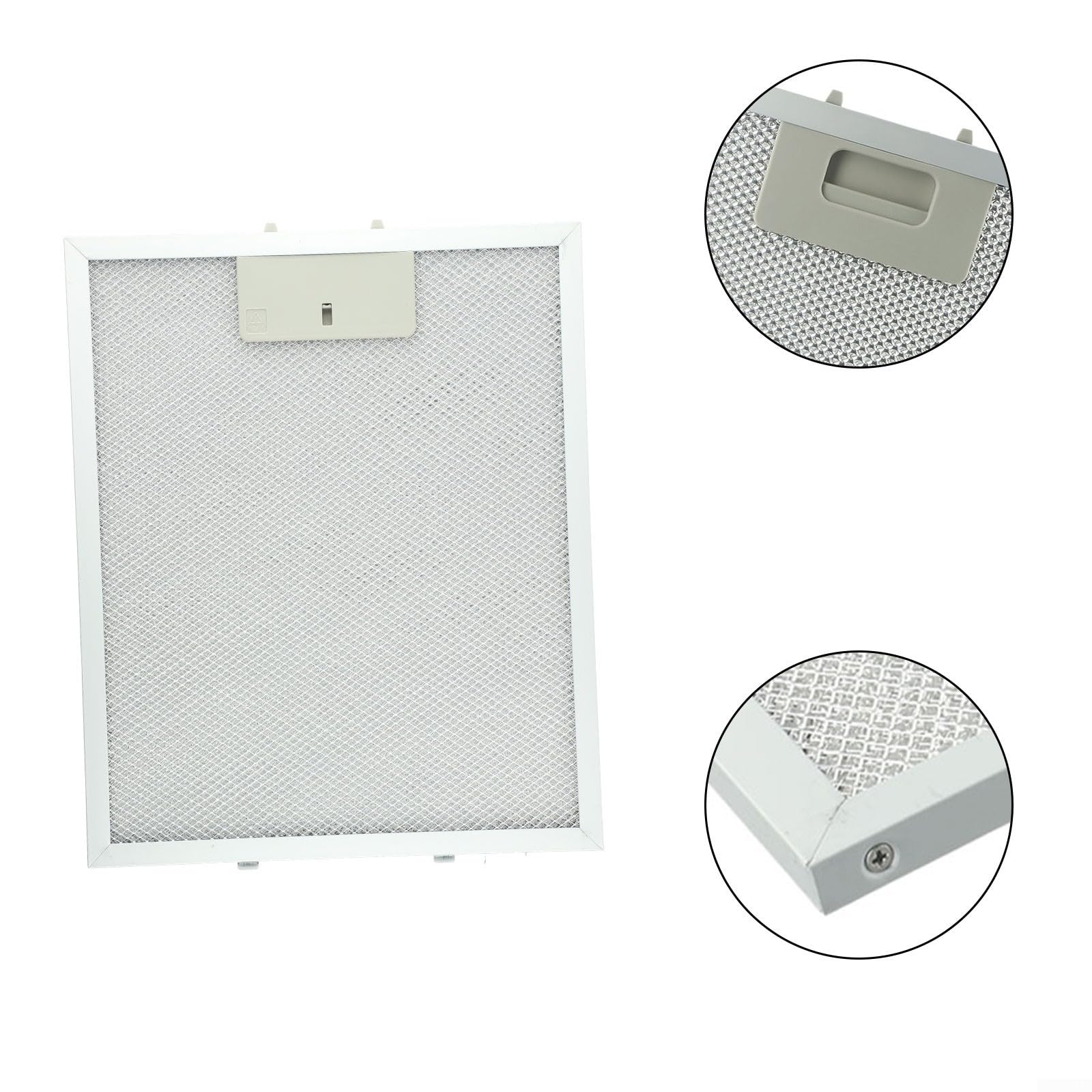 Filtro de campana extractora, repuesto de filtro de campana, filtro de ventilación de campana de malla de acero inoxidable de 5 capas, filtros de grasa, for ventilaciones de campana extractora (2 piez
