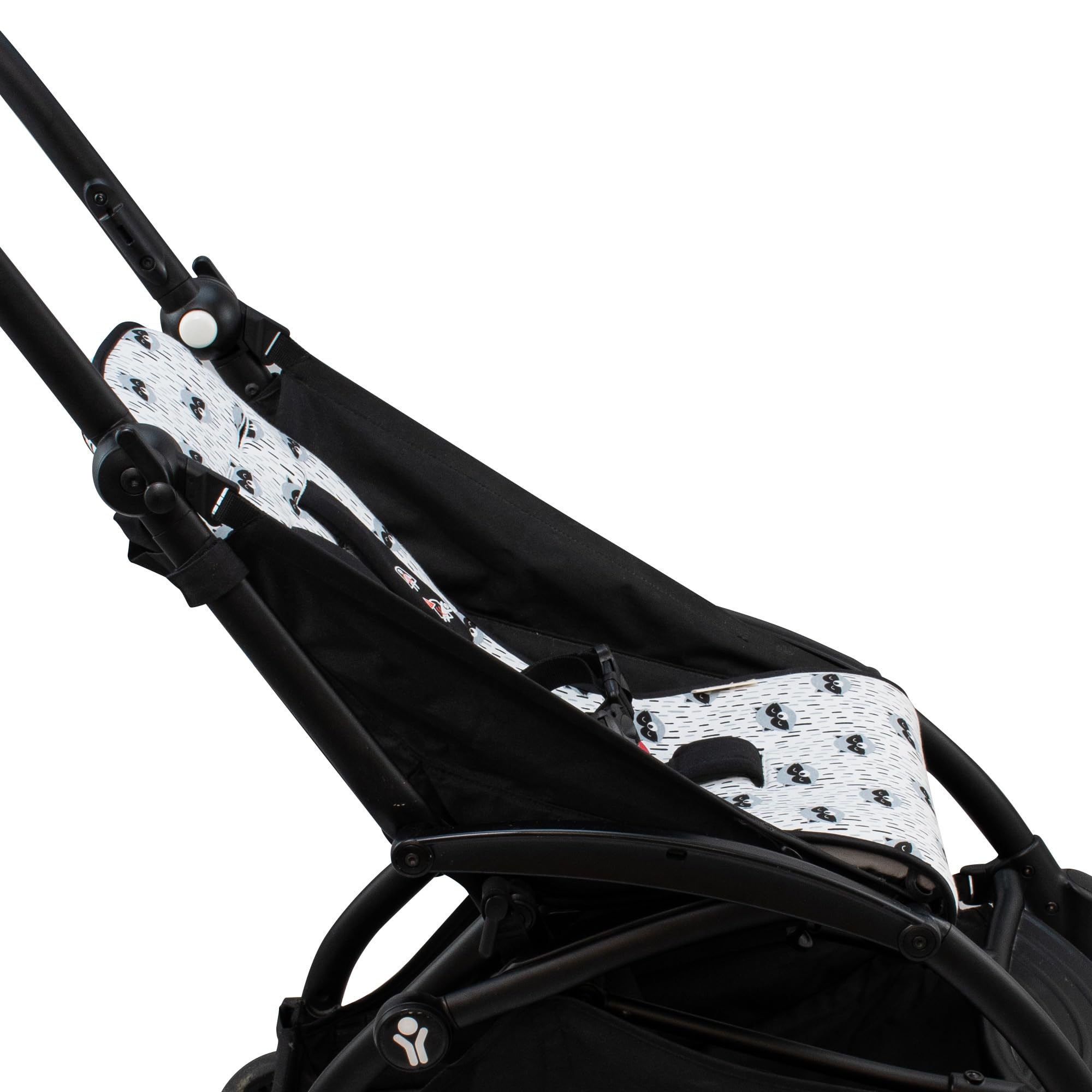 JYOKO KIDS Materassino imbottita per passeggino compatibile con YoYo Babyzen, 100% Cotone (Raccoon)