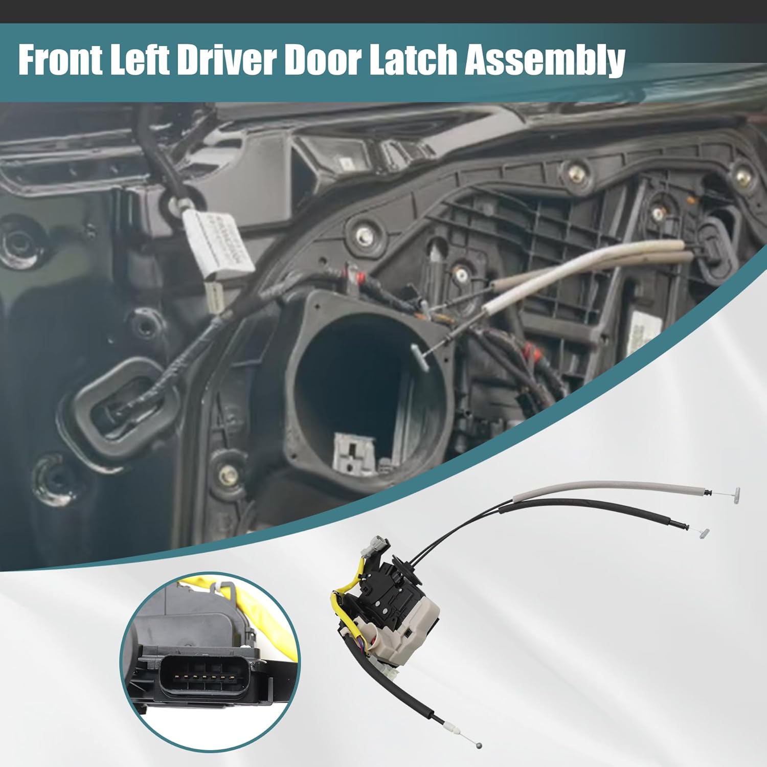 GXARTS Front Left Driver Power Door Lock Actuator Latch Assembly 81311-4C510 Compatible With Kia Optima 2013-2014 2.0L L4