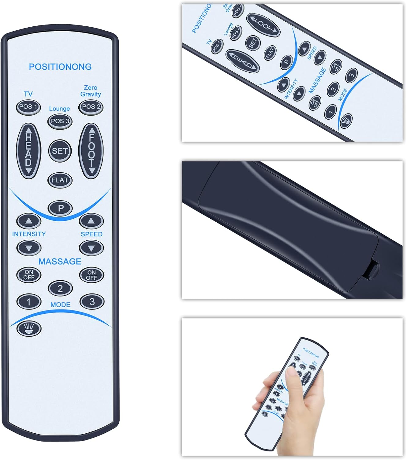 PZL Replacement Remote Control fit for Naomi Home Idealbase Adjustable Bed Frame